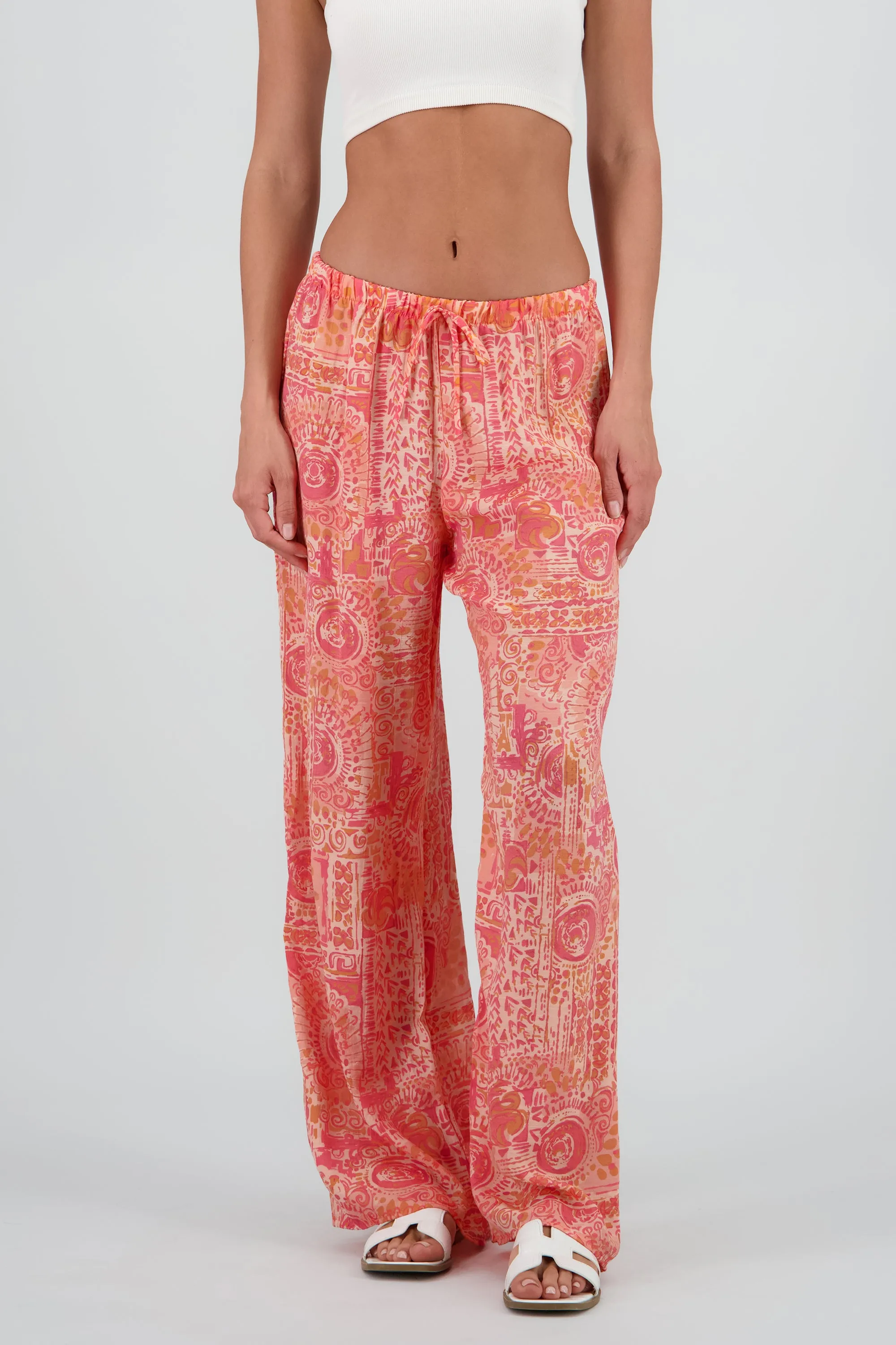 Pantalon amplio estampado lino sold by Shasa product image thumbnail 2
