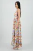 Vestido estampado tropical con tirantes sold by Shasa