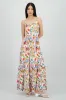 Vestido estampado tropical con tirantes sold by Shasa