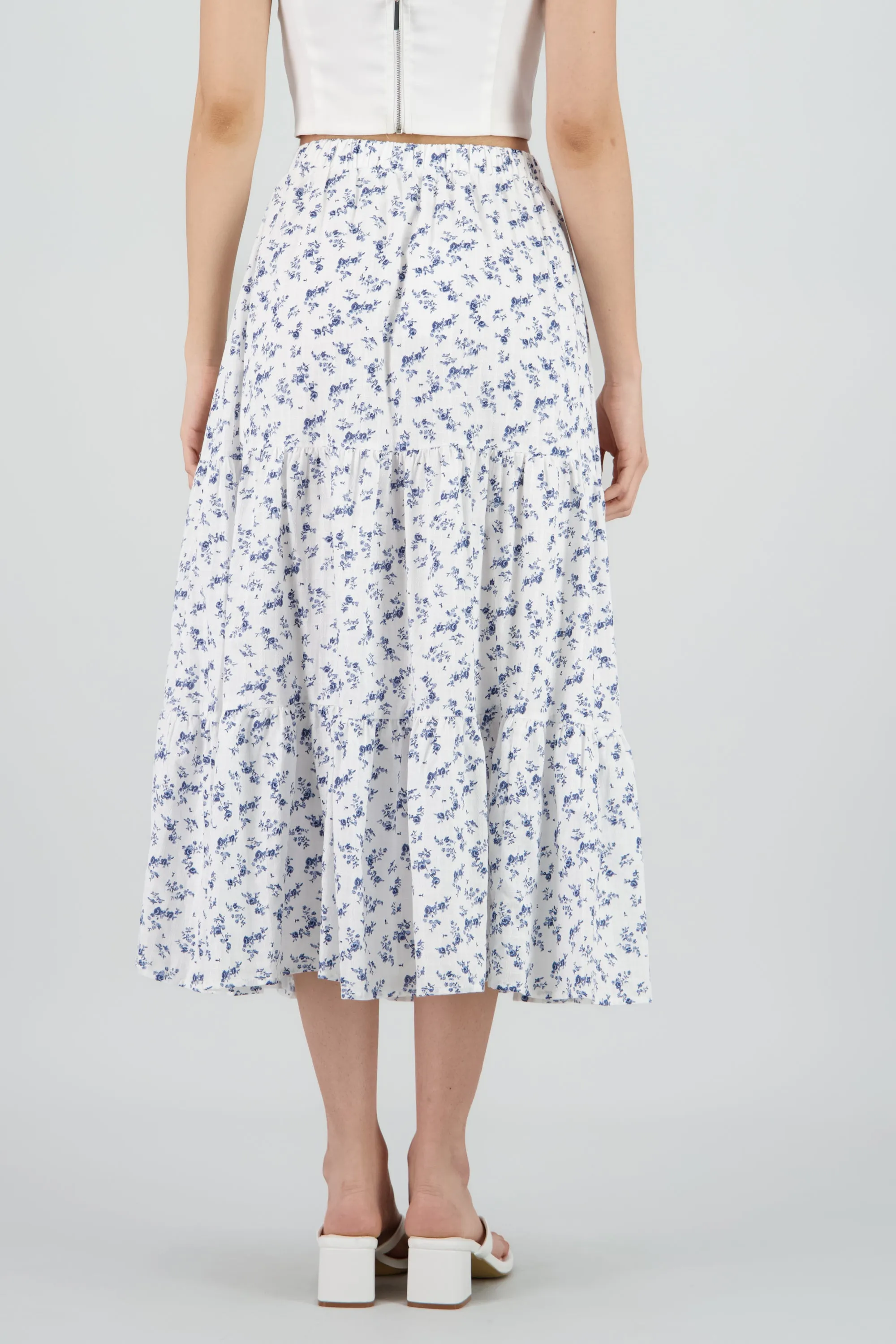 Falda maxi flores textura sold by Shasa product image thumbnail 4
