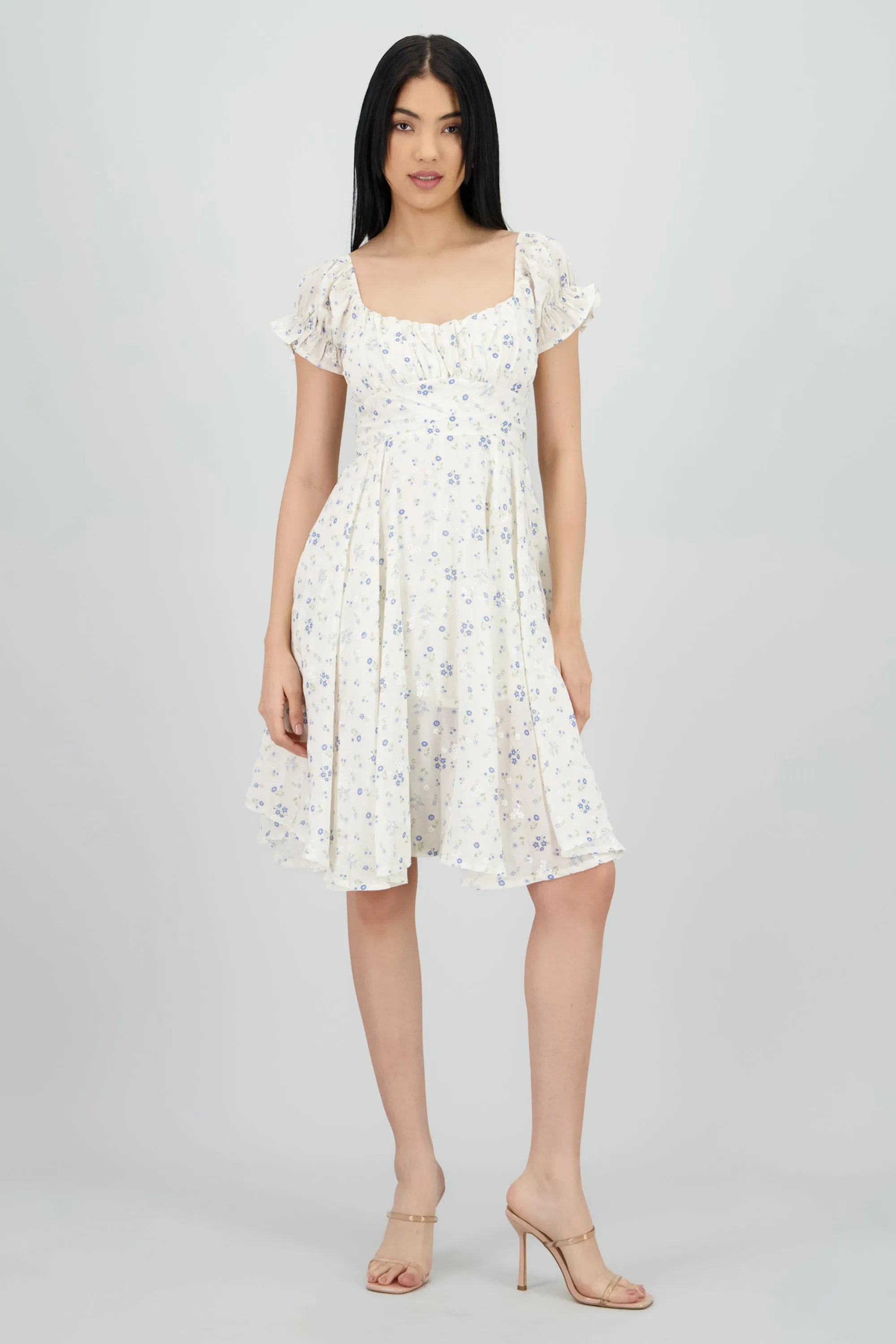 Vestido midi manga corta con amarre sold by Shasa product image thumbnail 2