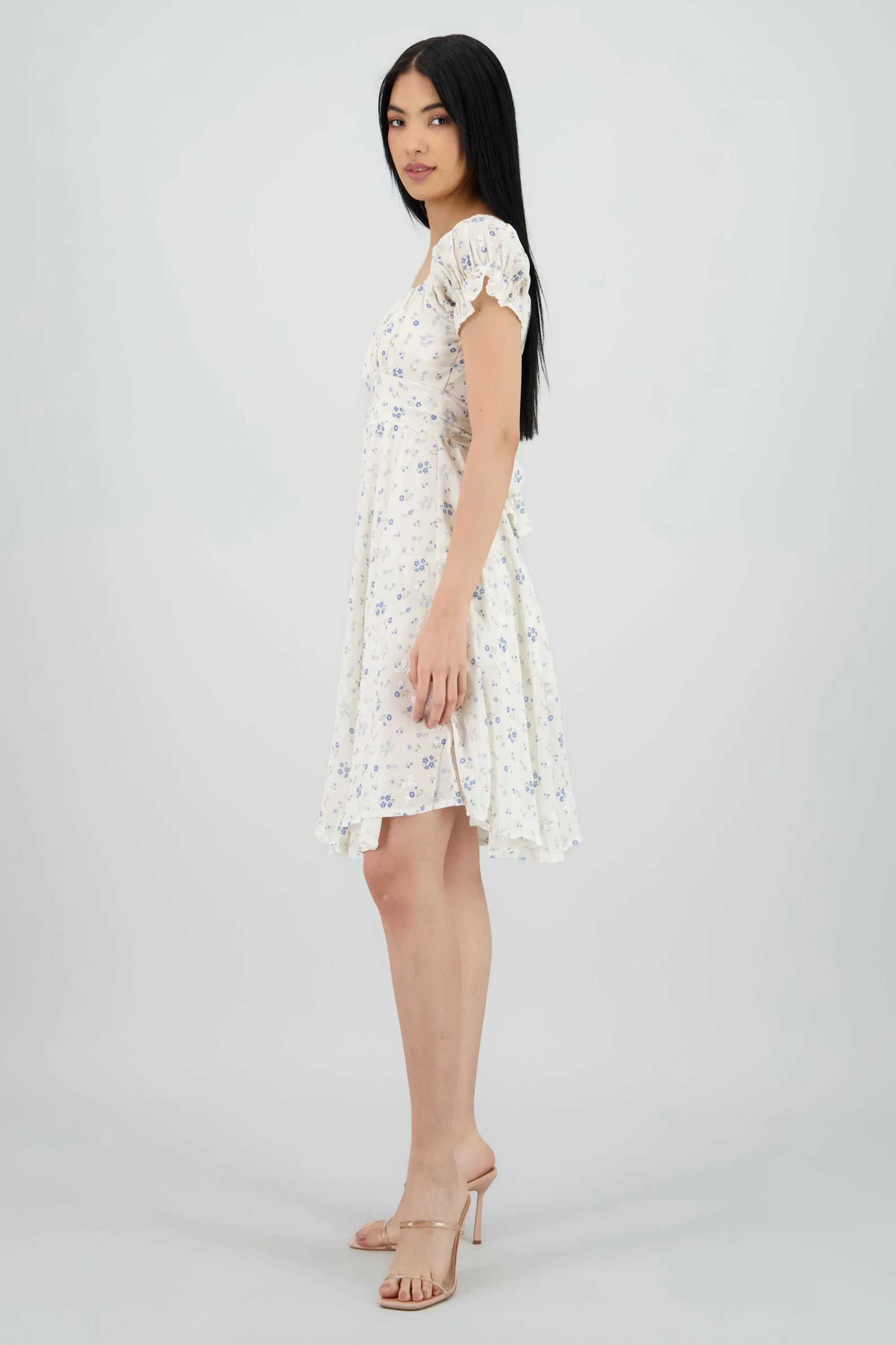 Vestido midi manga corta con amarre sold by Shasa product image thumbnail 3