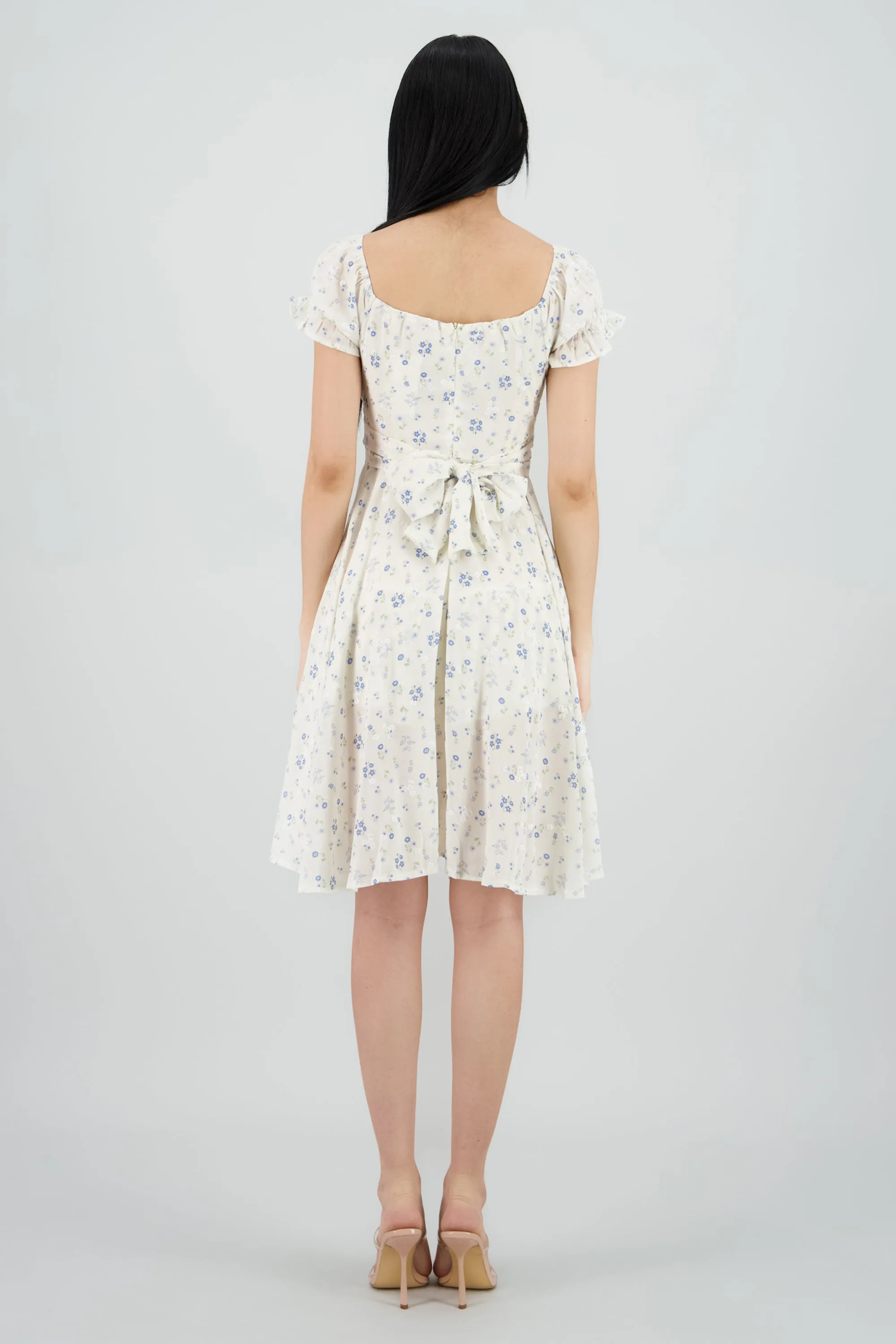 Vestido midi manga corta con amarre sold by Shasa product image thumbnail 4