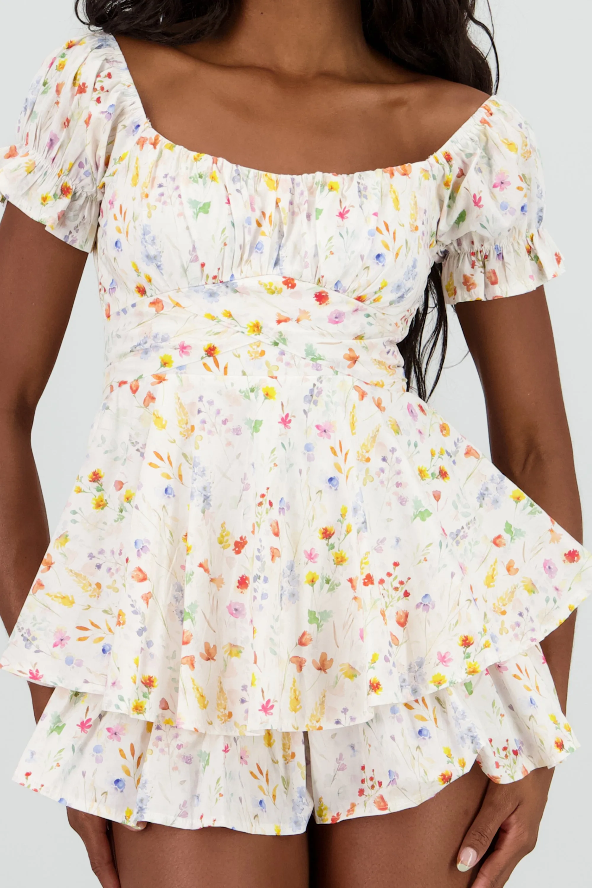 Romper manga corta olanes flores sold by Shasa product image thumbnail 5