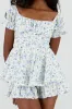 Romper manga corta olanes estampado flores sold by Shasa
