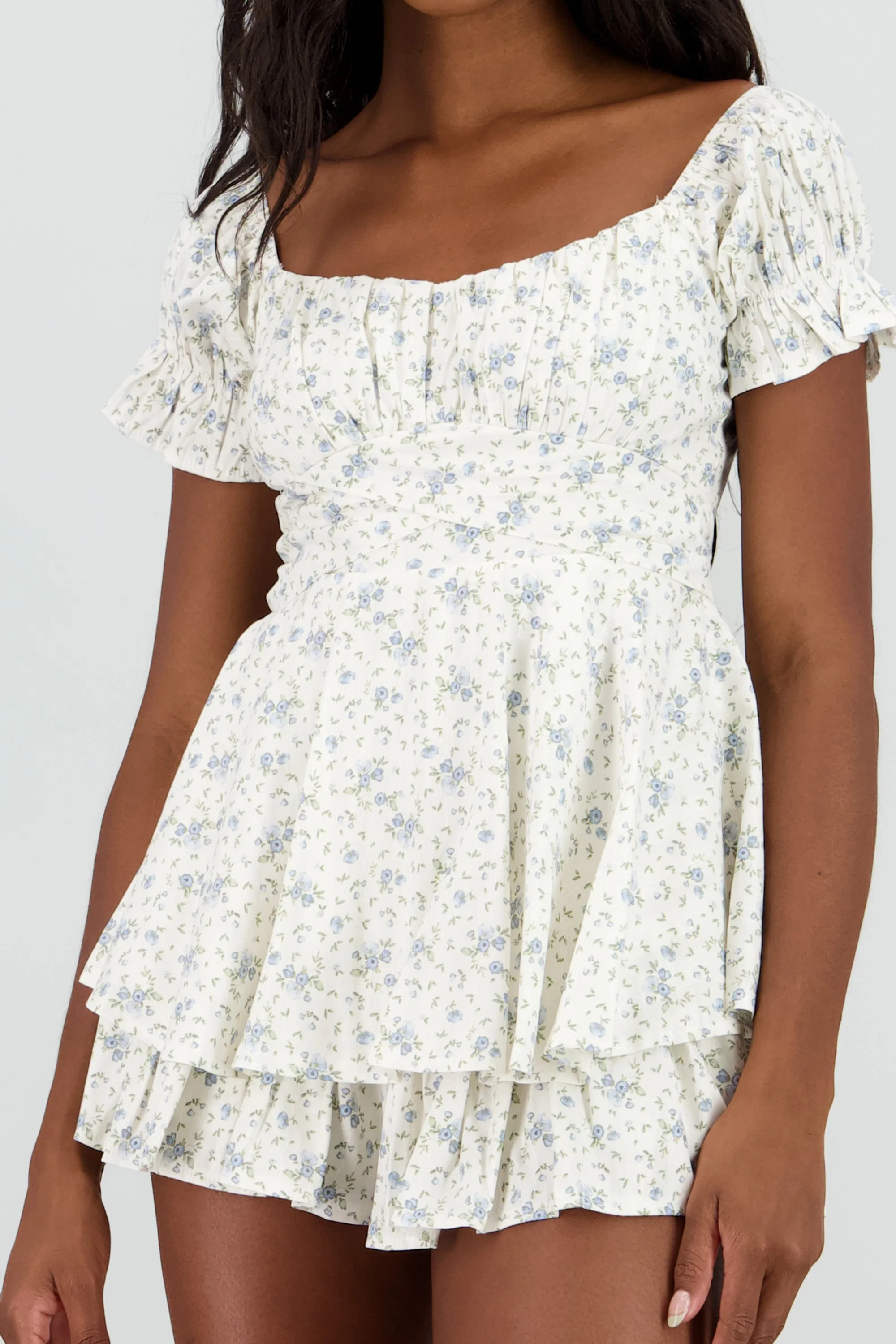 Romper manga corta flores textura sold by Shasa product image thumbnail 5