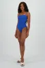 Traje de baño fruncido costados textura sold by Shasa