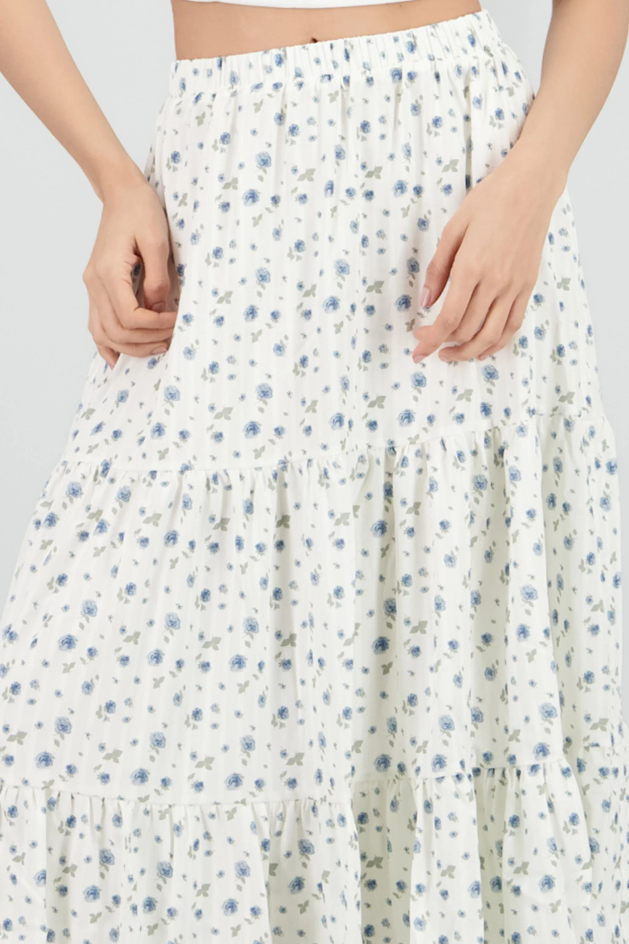 Falda maxi estampado rosas sold by Shasa product image thumbnail 5