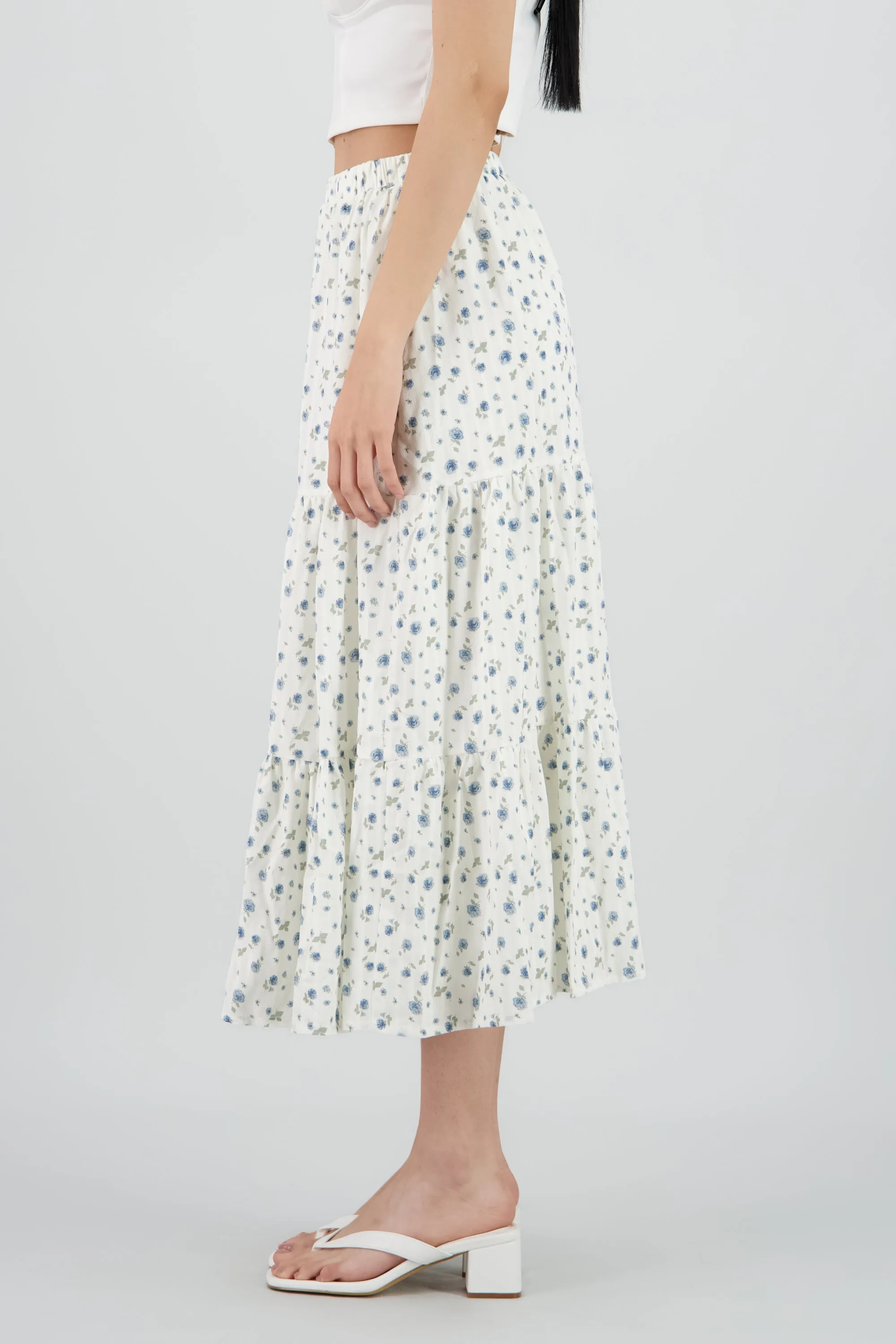 Falda maxi estampado rosas sold by Shasa product image thumbnail 3