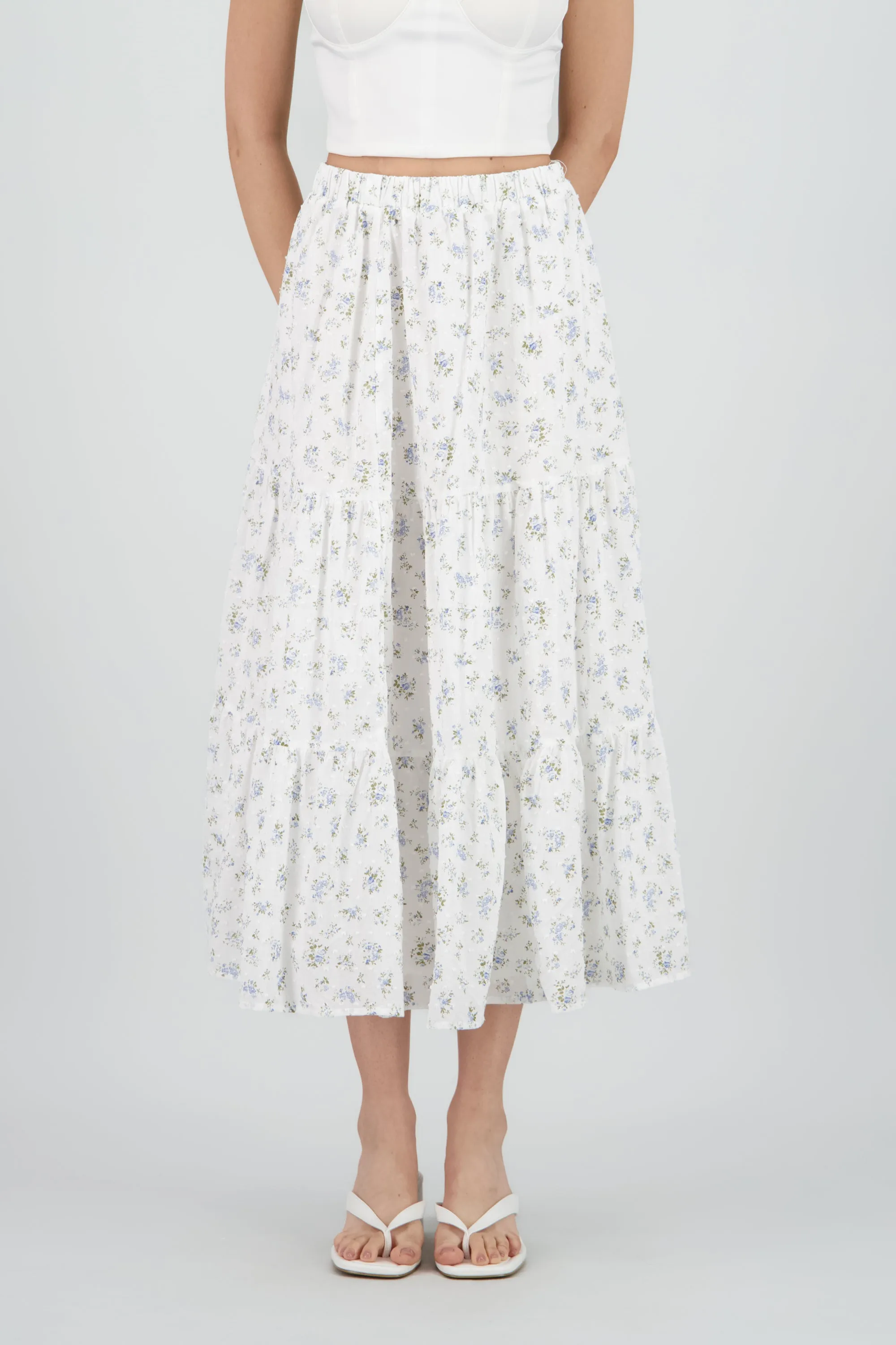 Falda maxi olanes estampado flores sold by Shasa product image thumbnail 2