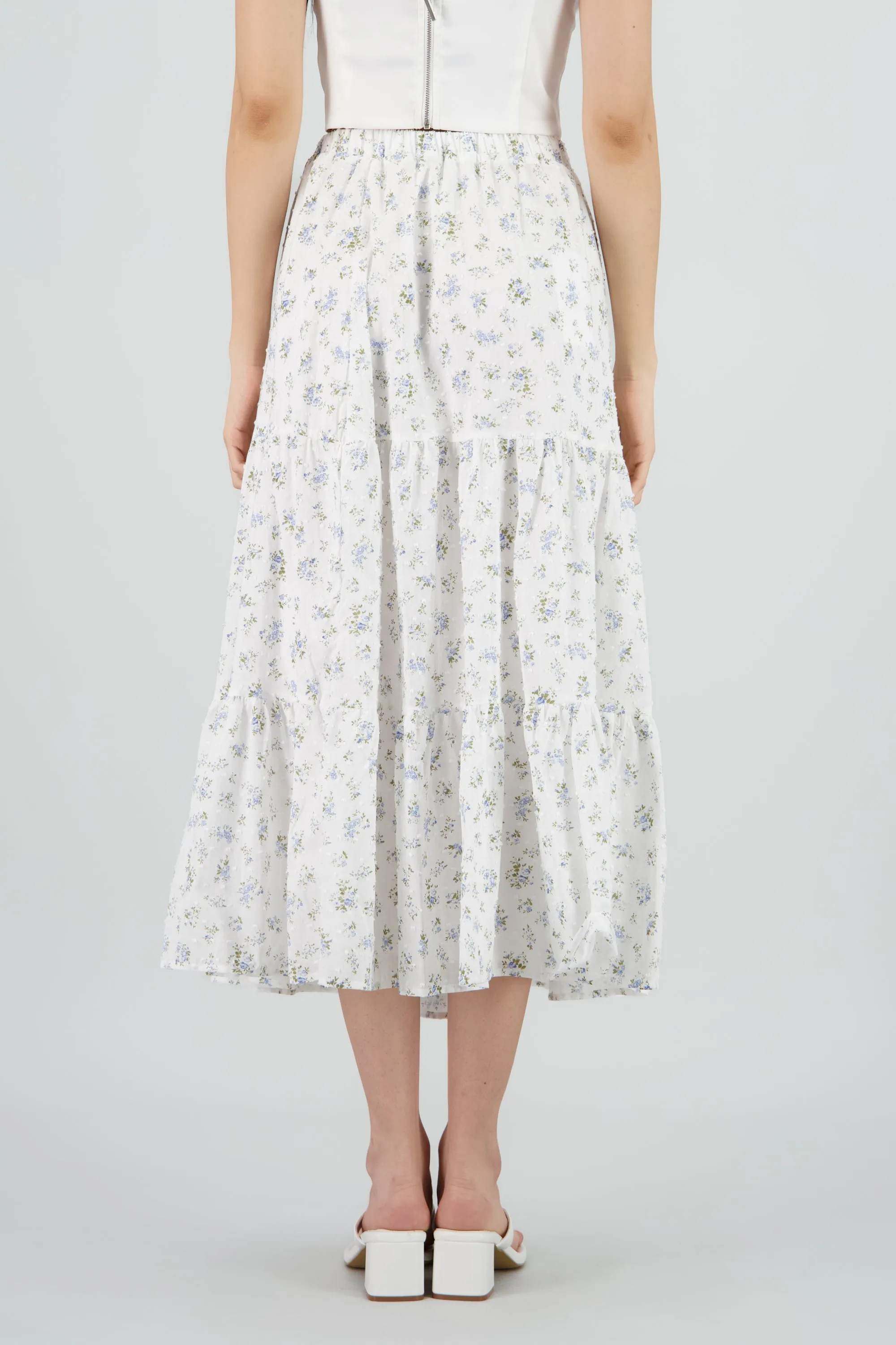 Falda maxi olanes estampado flores sold by Shasa product image thumbnail 4