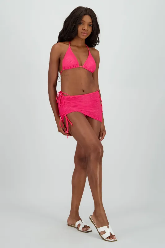 Bikini 3 pzas falda jareta textura sold by Shasa
