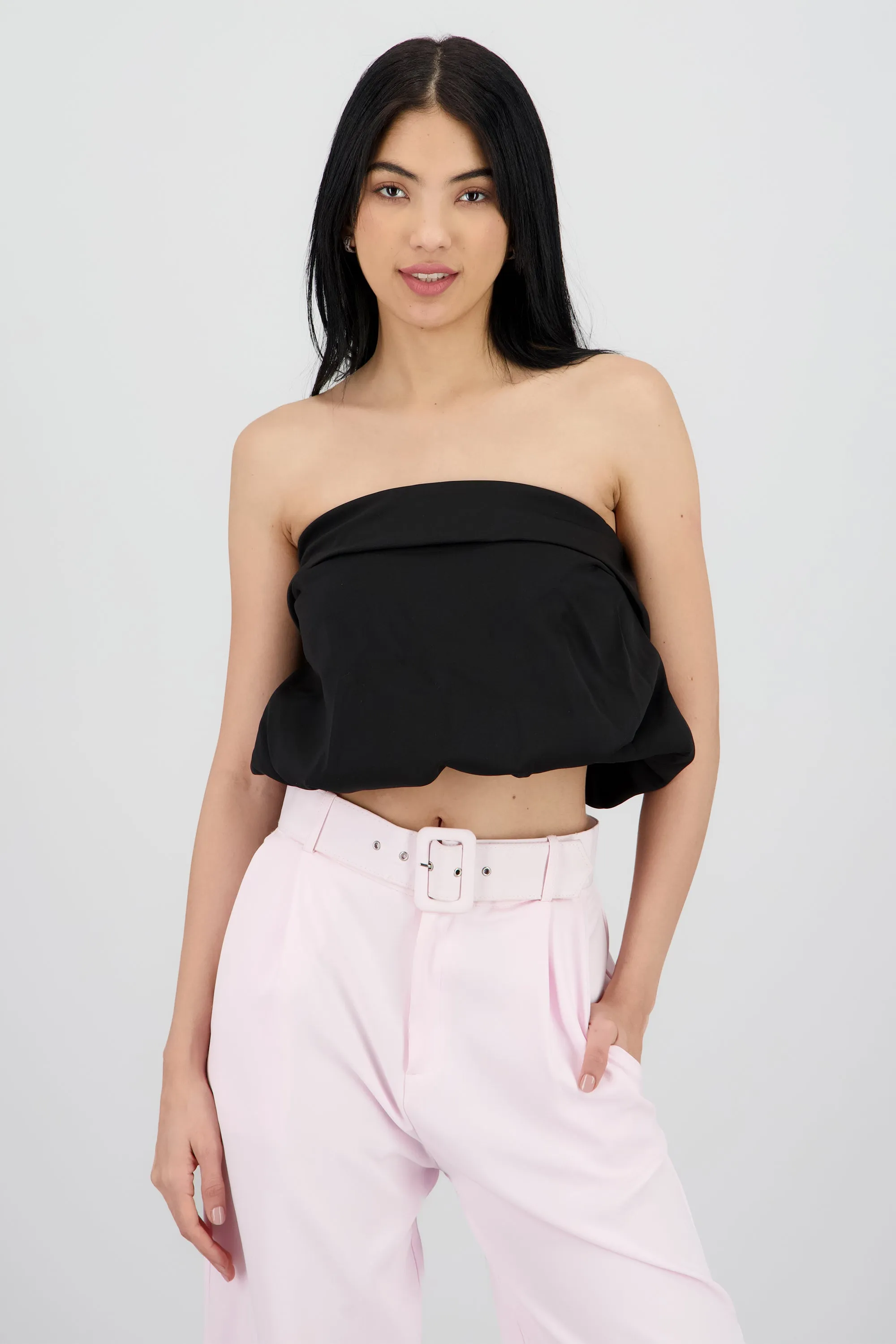 Top strapless globo detalle moño sold by Shasa product image thumbnail 2