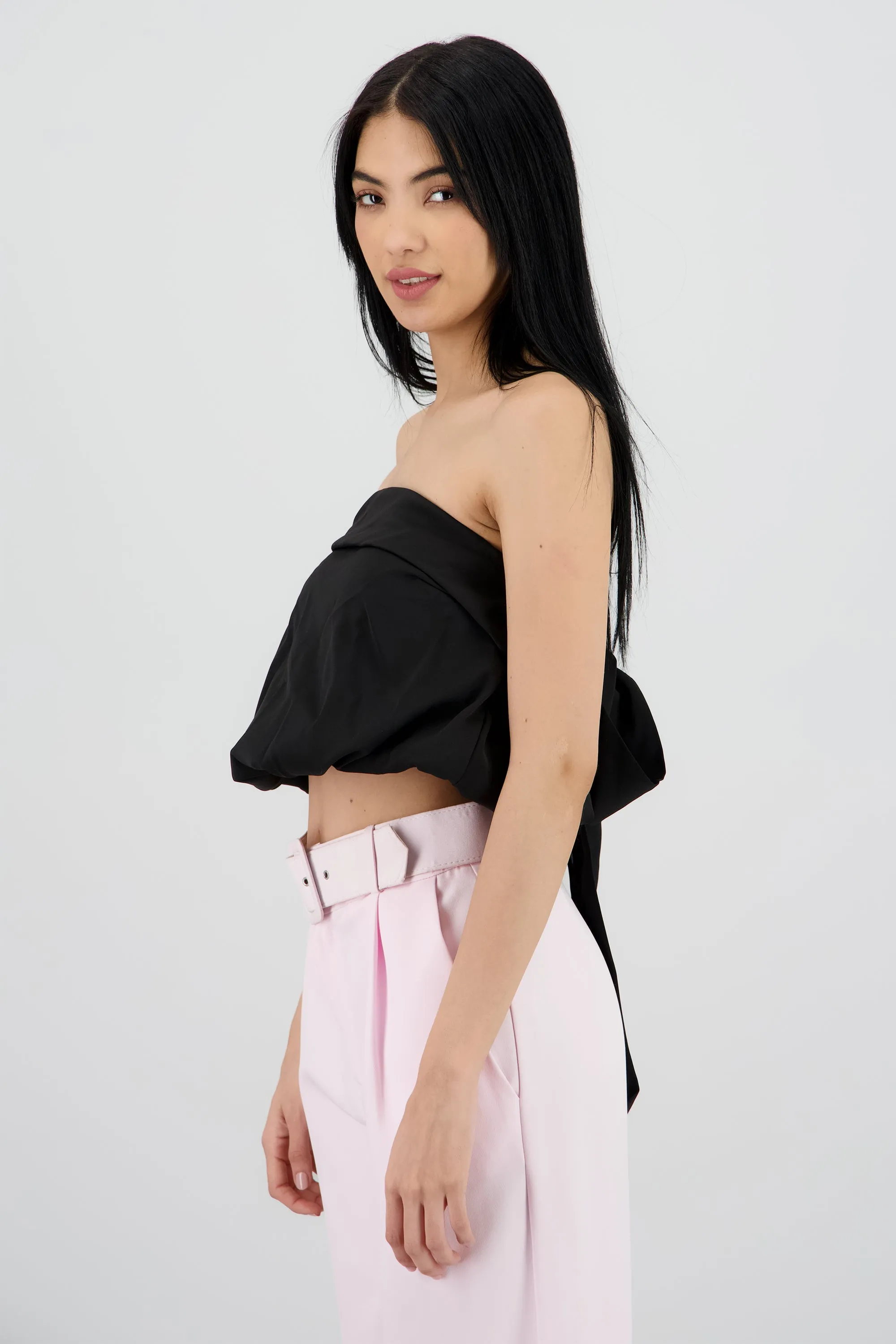 Top strapless globo detalle moño sold by Shasa product image thumbnail 3