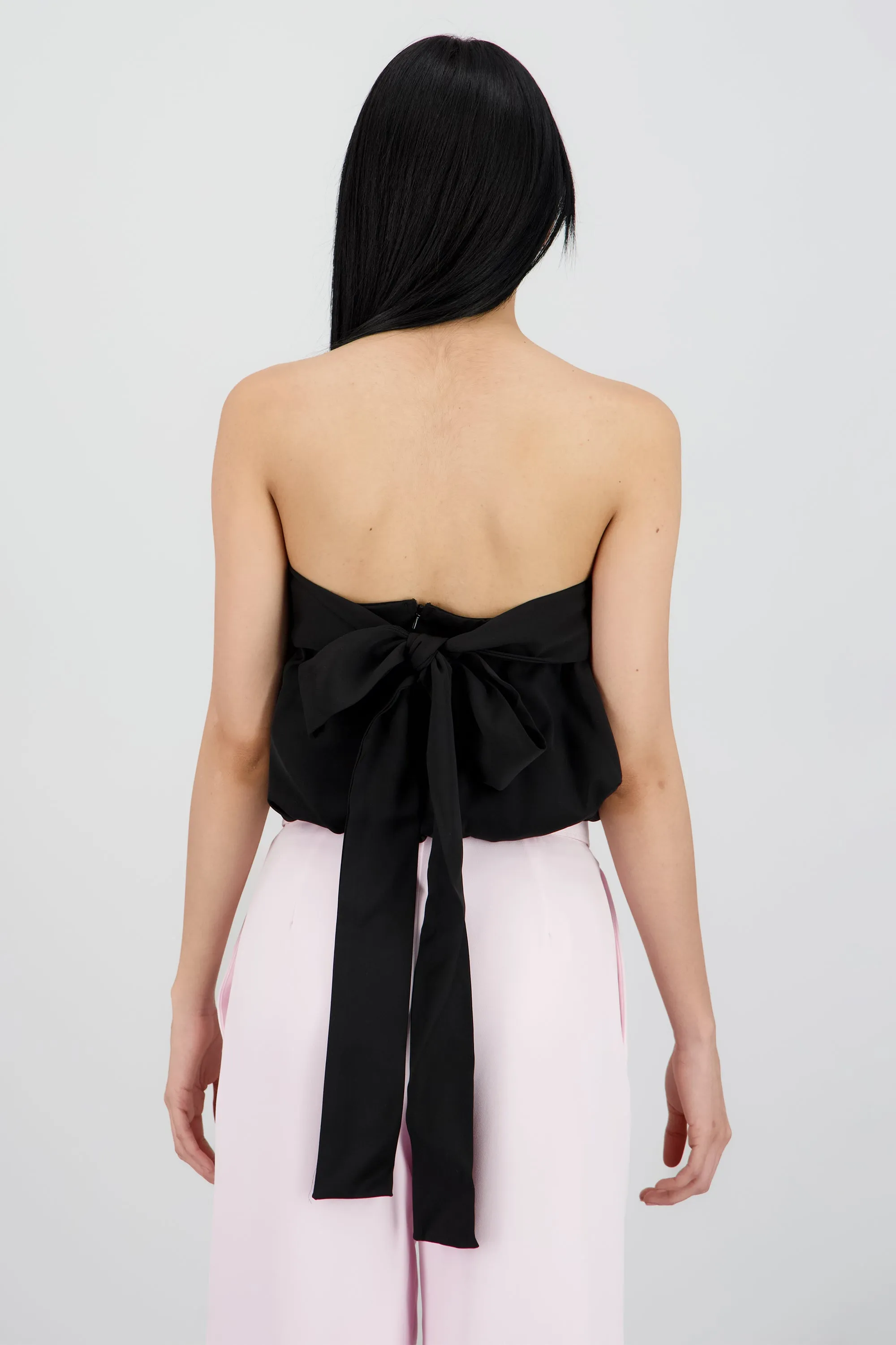 Top strapless globo detalle moño sold by Shasa product image thumbnail 4