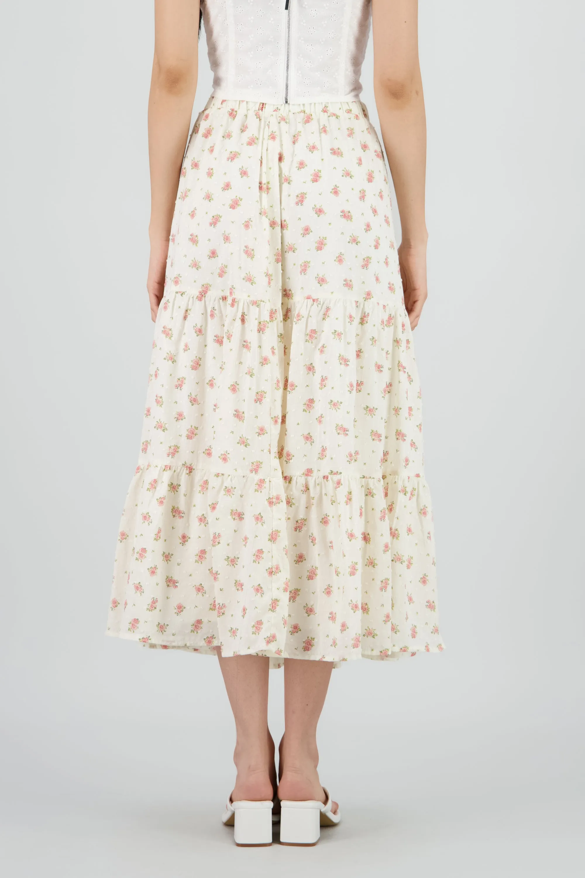 Falda maxi flores y puntos sold by Shasa product image thumbnail 3