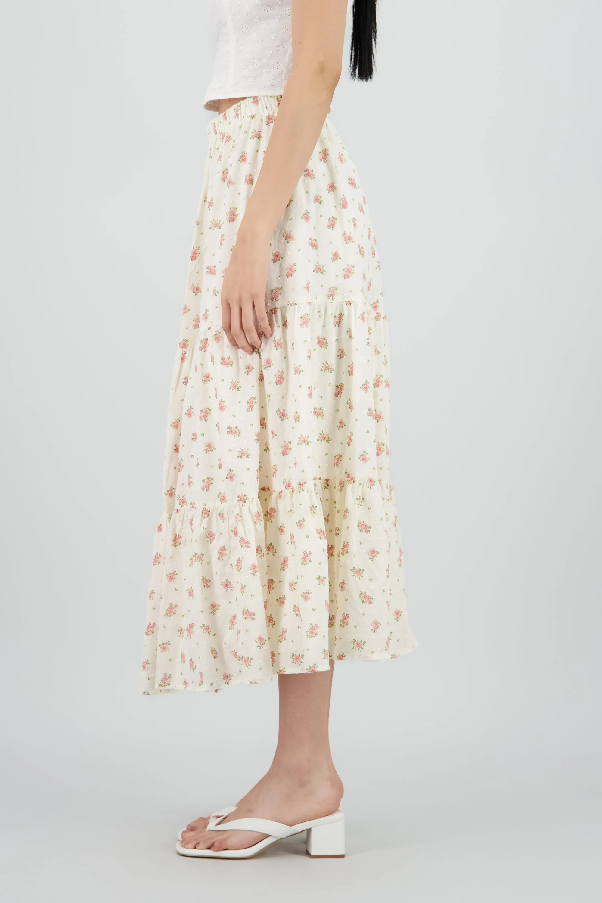Falda maxi flores y puntos sold by Shasa product image thumbnail 4
