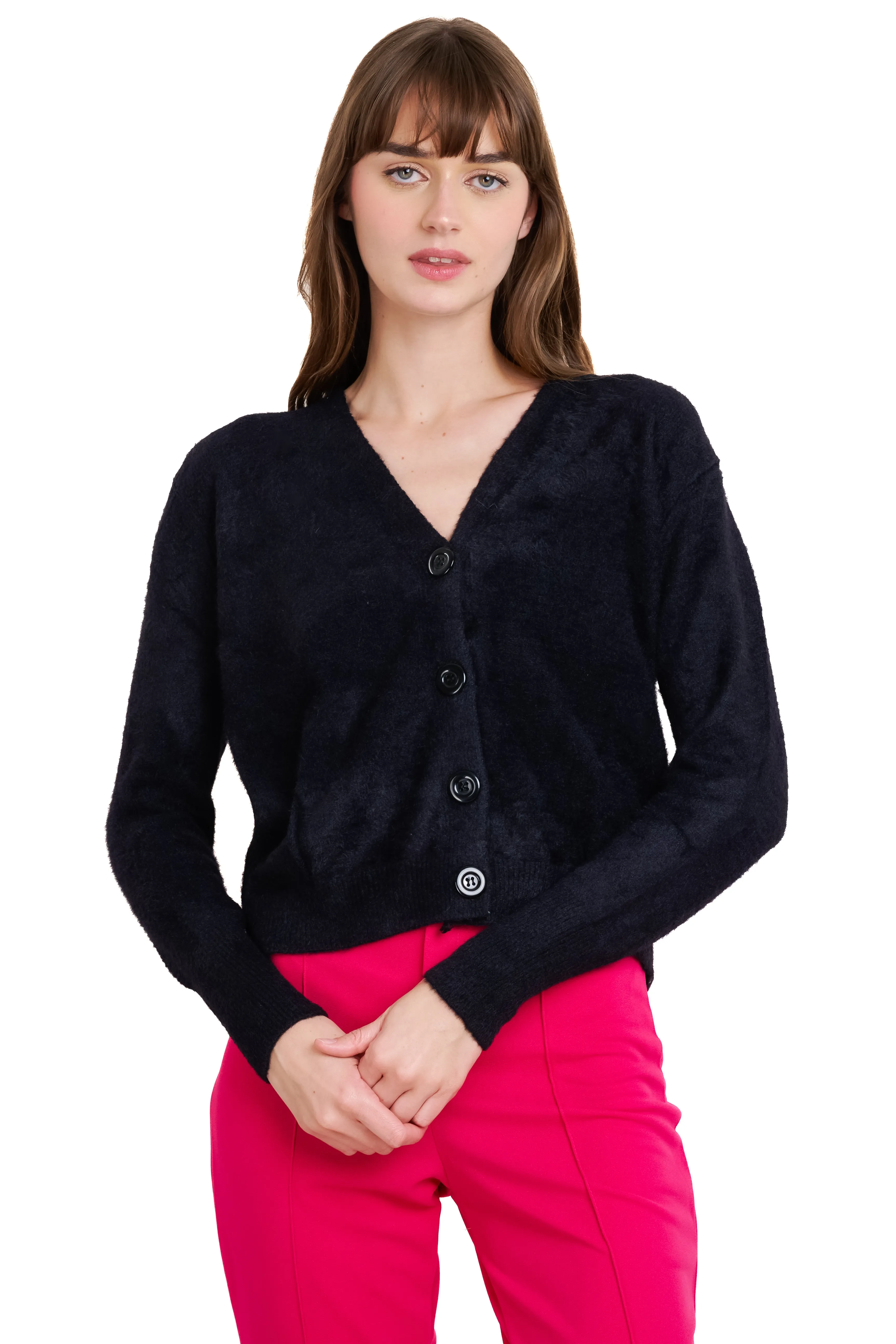 Sueter tejido manga larga botones sold by Shasa