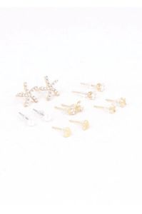 Set 6 pares aretes estrella sold by Shasa