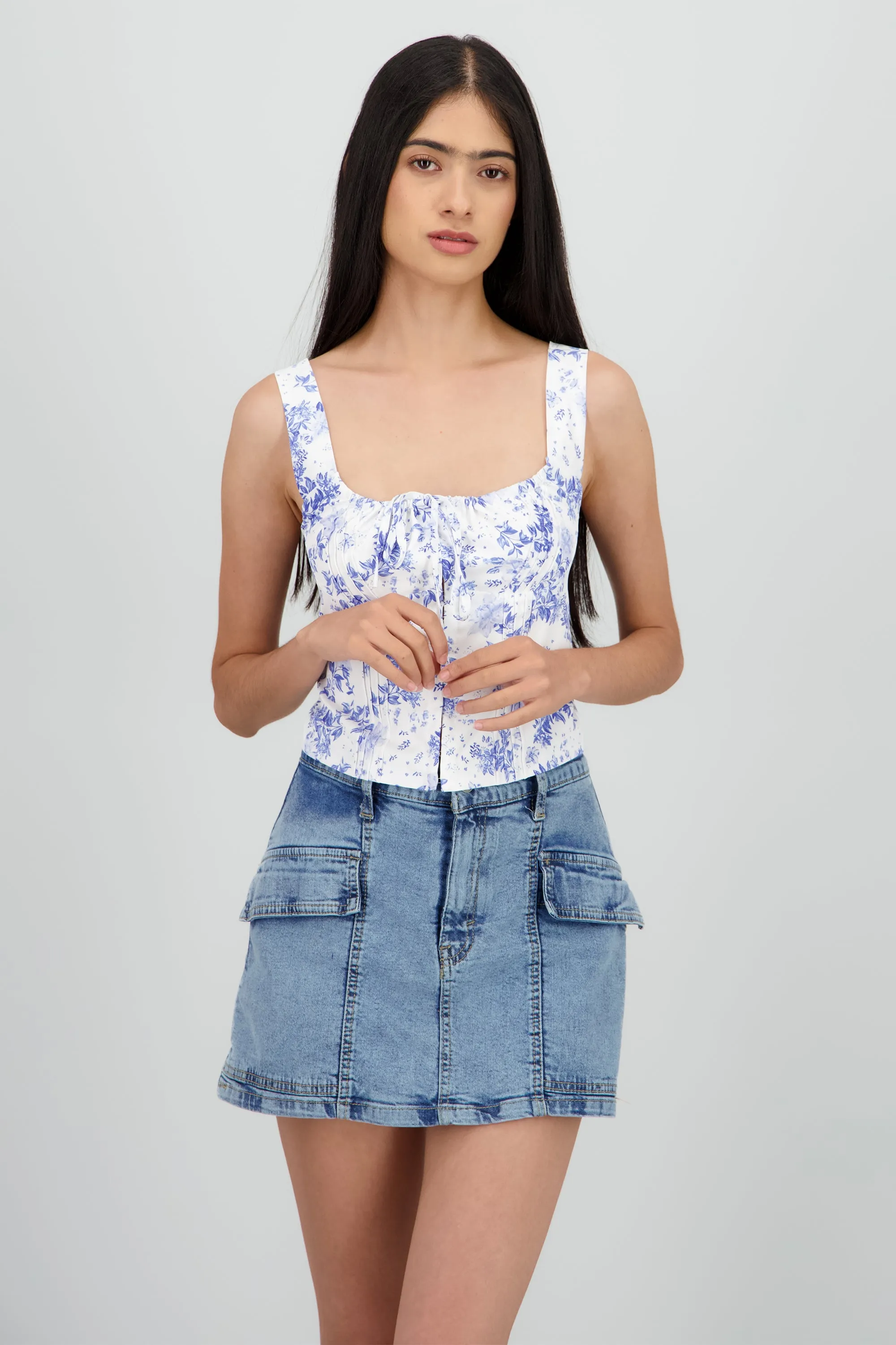 Blusa sin manga corte romantico sold by Shasa product image thumbnail 2