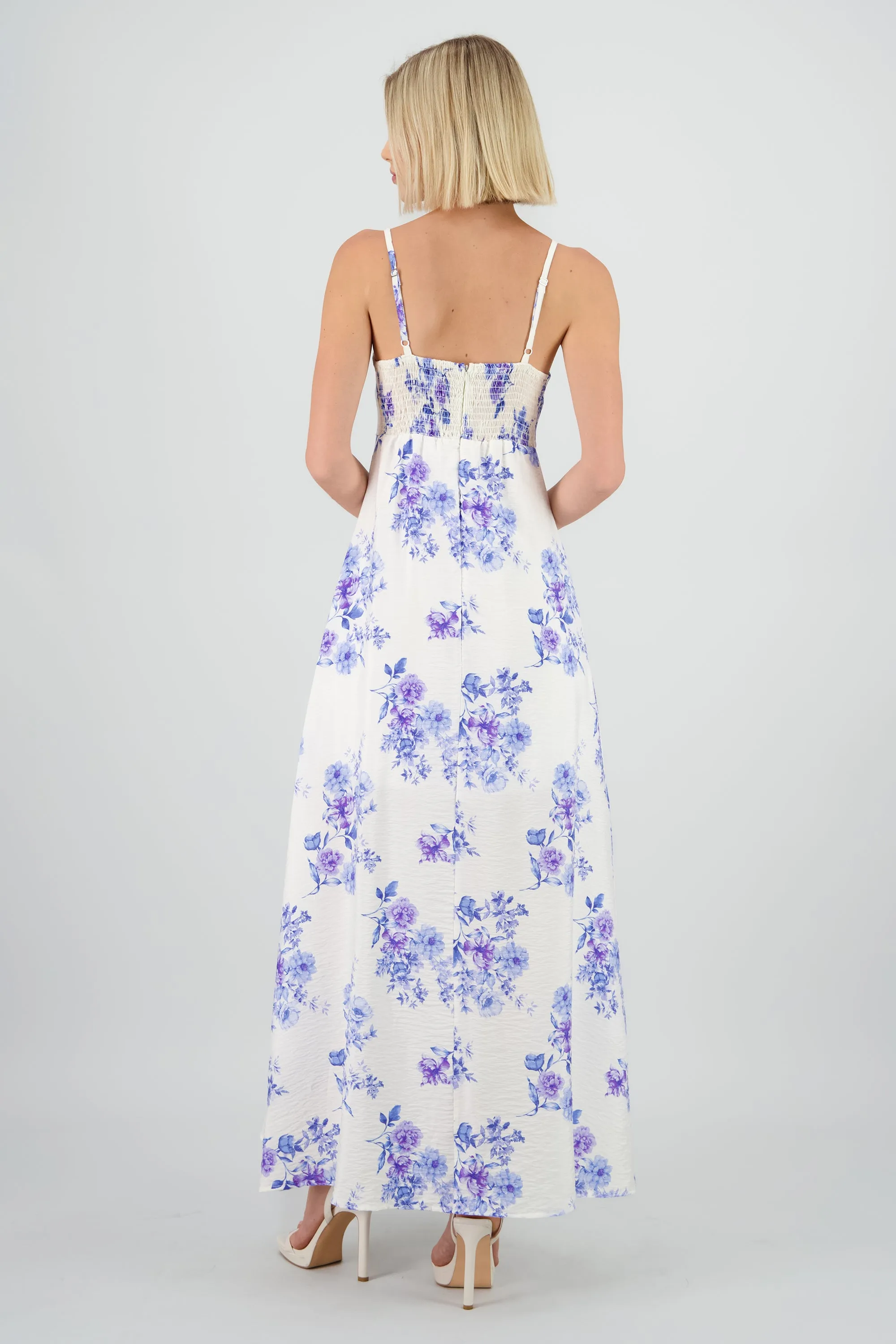 Vestido midi escote cuadrado tirantes sold by Shasa product image thumbnail 4