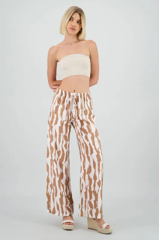 Pantalon estampado grecas fluido sold by Shasa