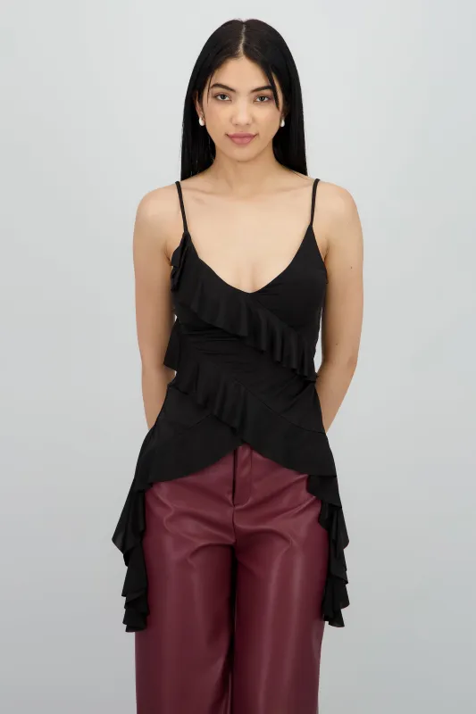 Top drapeado olanes sold by Shasa