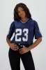 Top tipo jersey deportiva crop sold by Shasa
