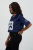 Top tipo jersey deportiva crop sold by Shasa