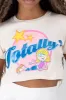Crop lizzie mcguire totally manga corta sold by Shasa