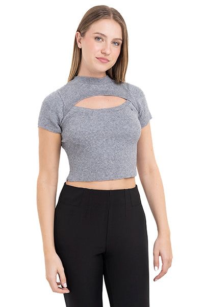 Top acanalado corte escote sold by Shasa product image thumbnail 2