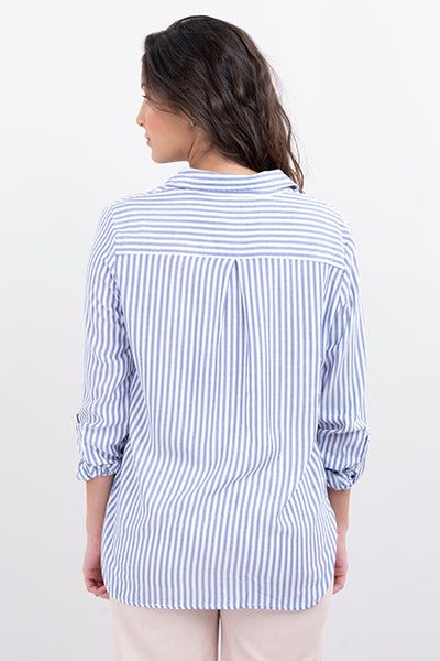 Camisa amplia elevadores manga rayas sold by Shasa product image thumbnail 4