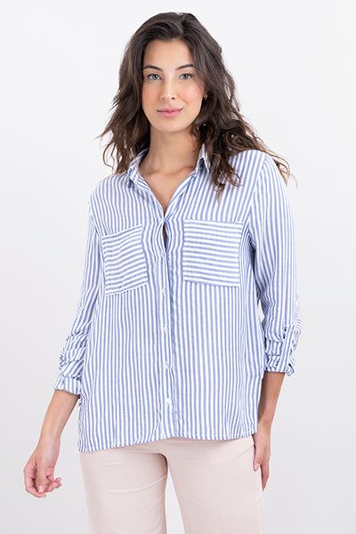 Camisa amplia elevadores manga rayas sold by Shasa product image thumbnail 2