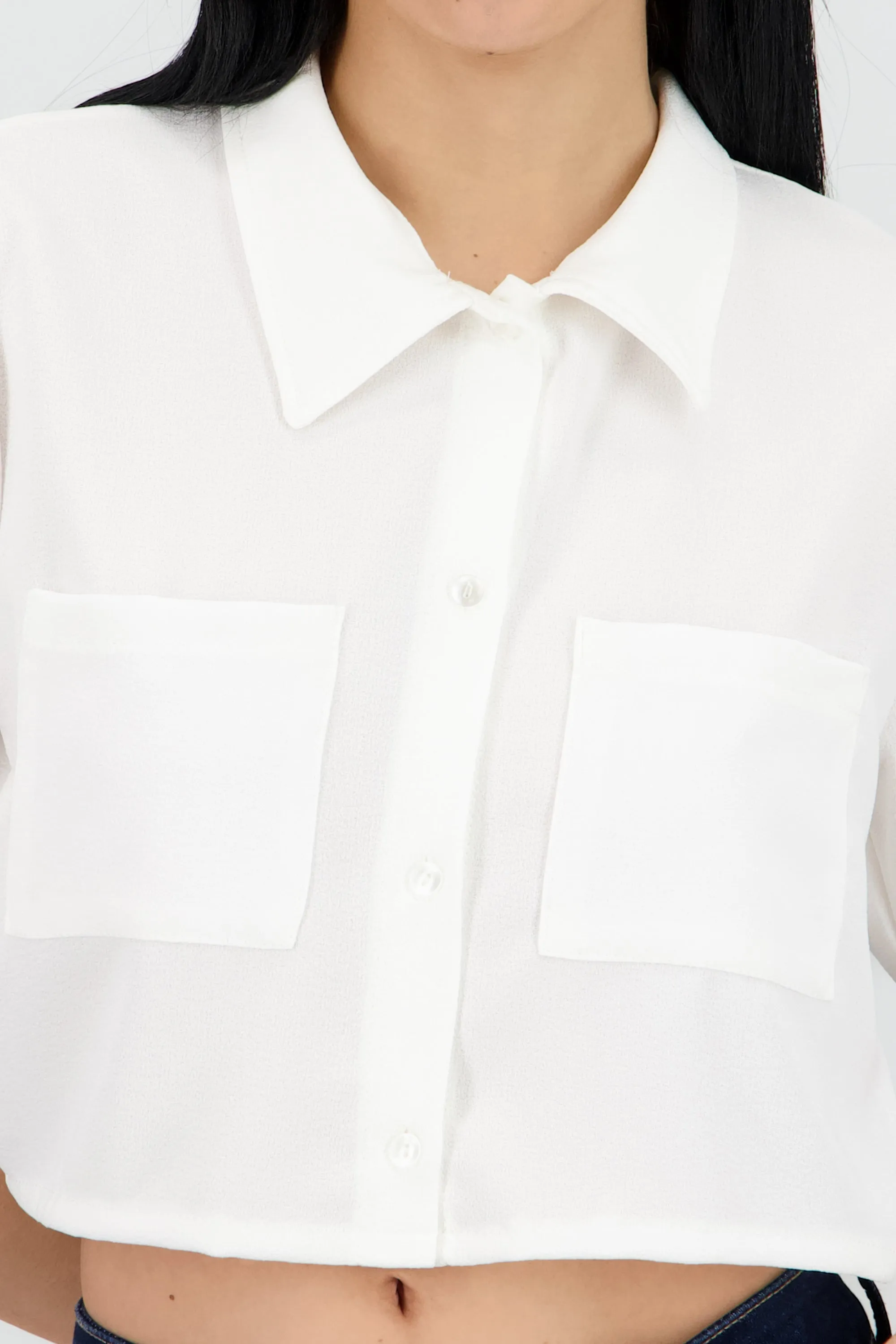 Camisa crop detalle bolsas sold by Shasa product image thumbnail 5