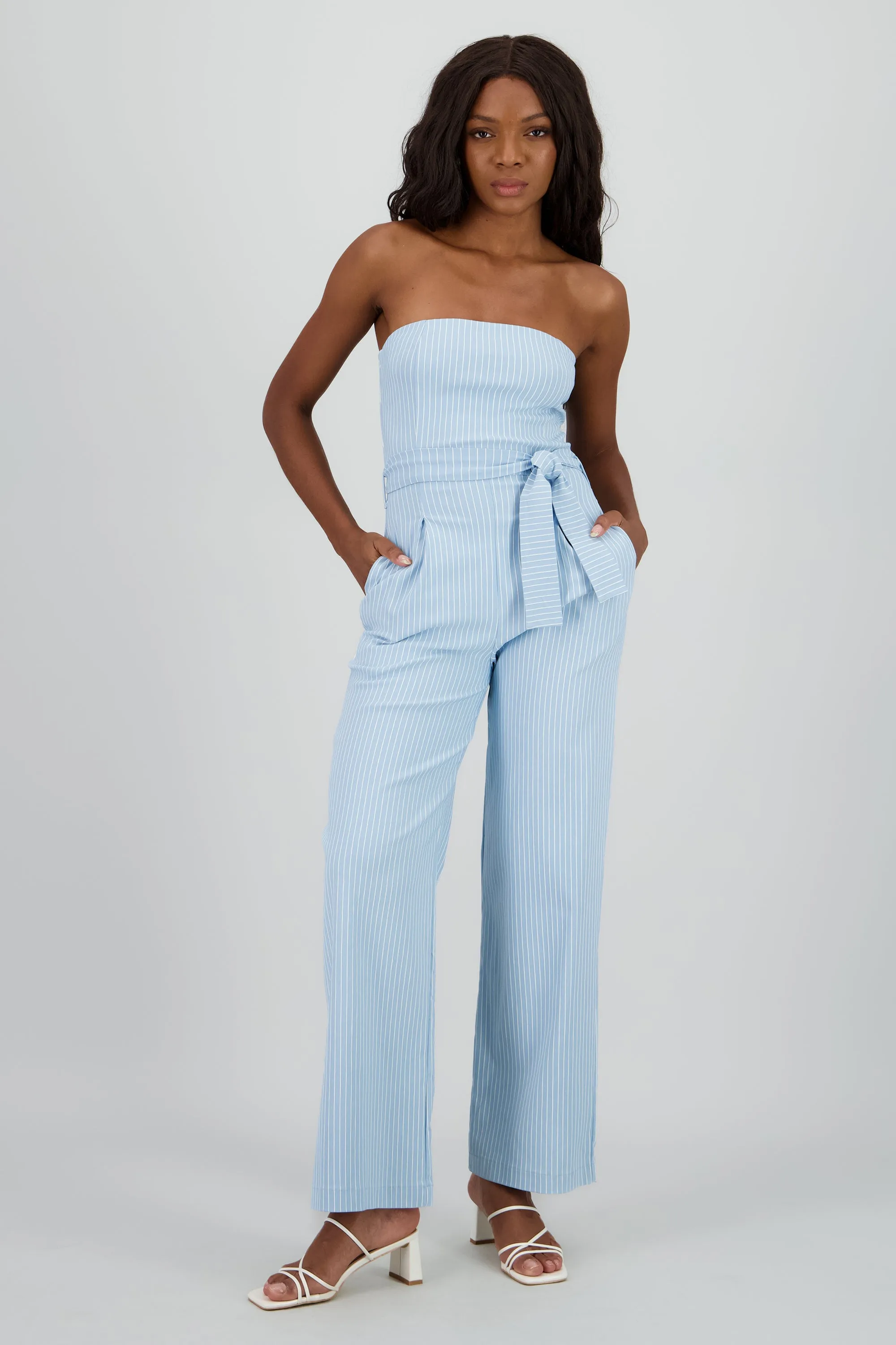 Jumpsuit strapples rayas detalle laso sold by Shasa product image thumbnail 2