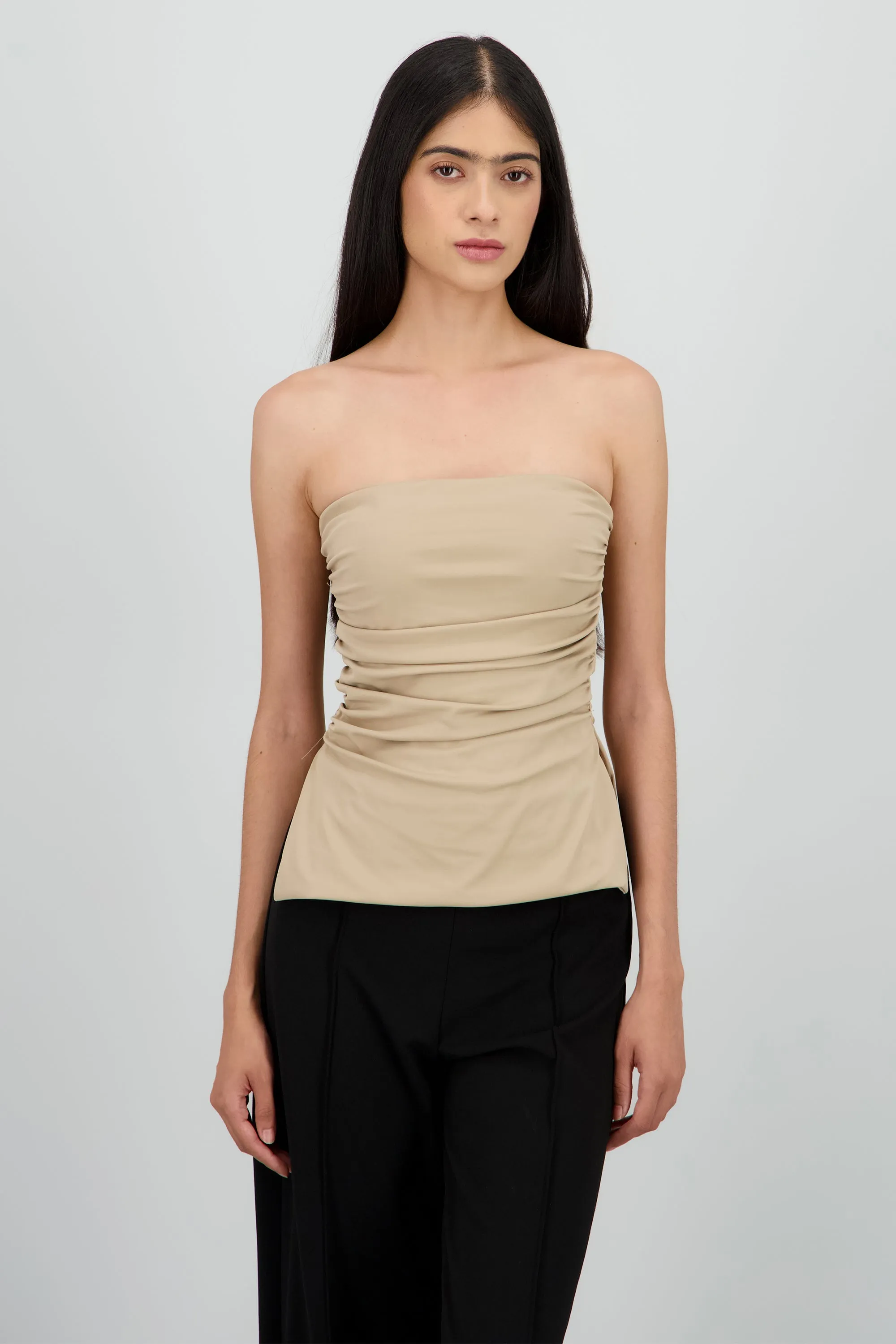 Top tubo drapeado con aberturas en costados sold by Shasa product image thumbnail 2