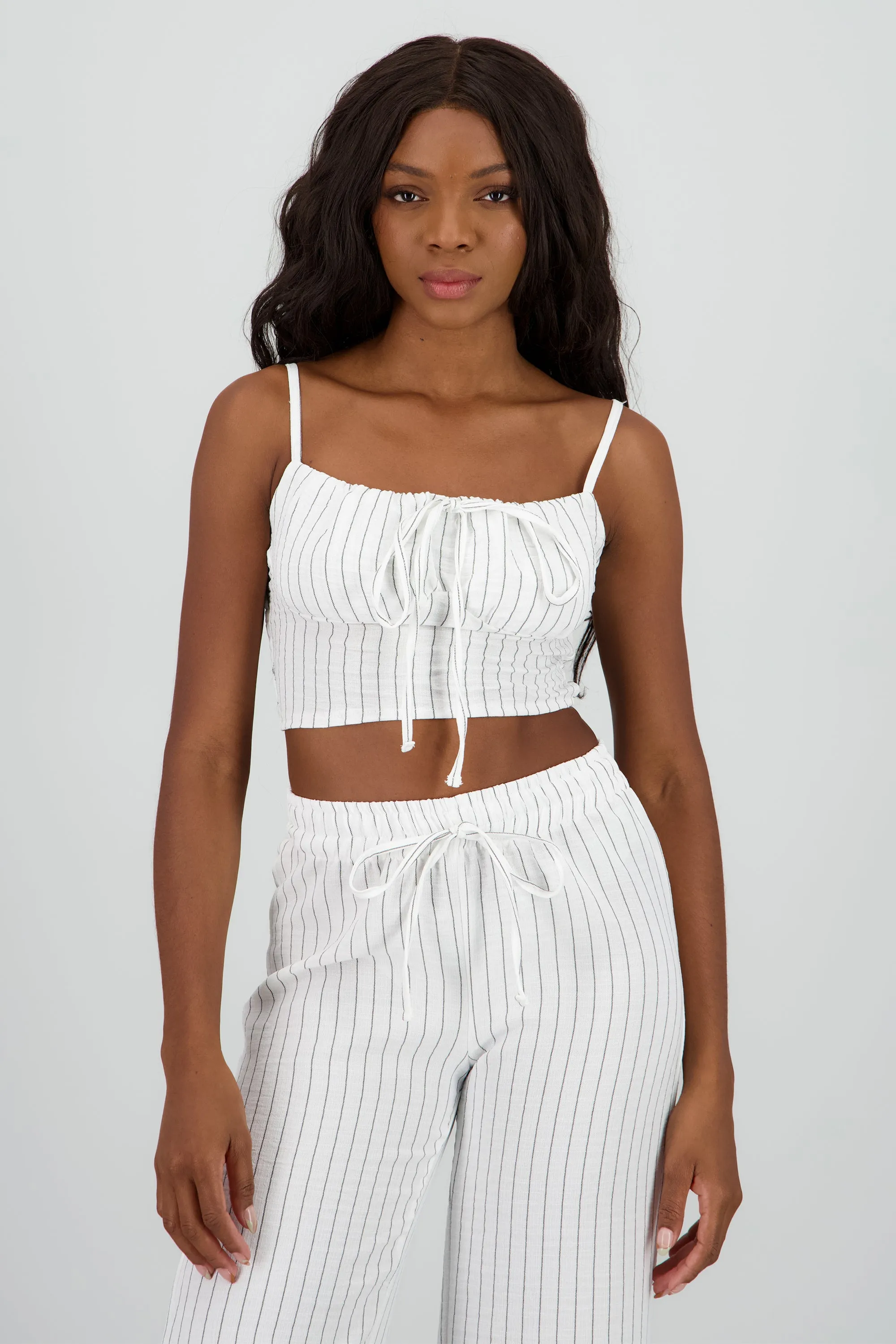 Top textura frunce tirantes sold by Shasa