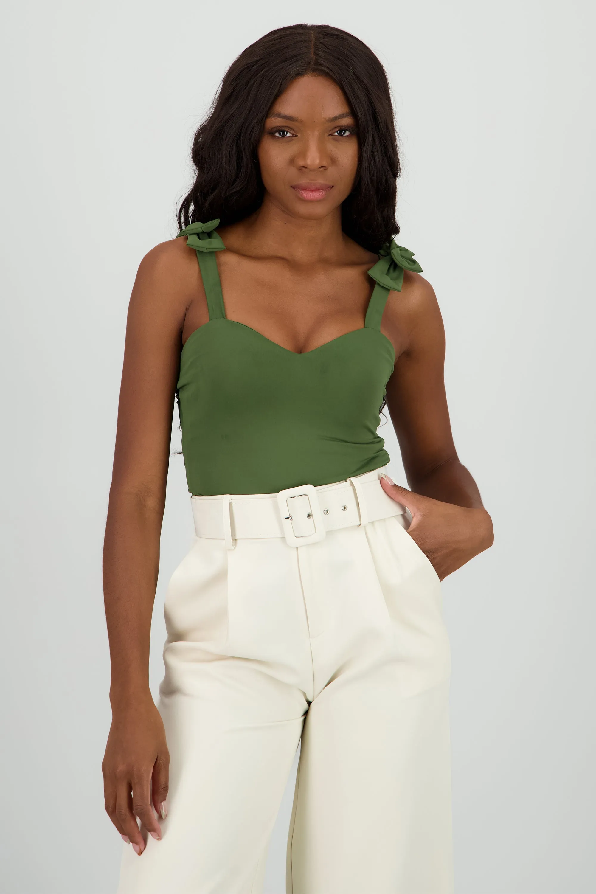 Bodysuit Liso Con Tirante Moños Hypsters sold by Shasa