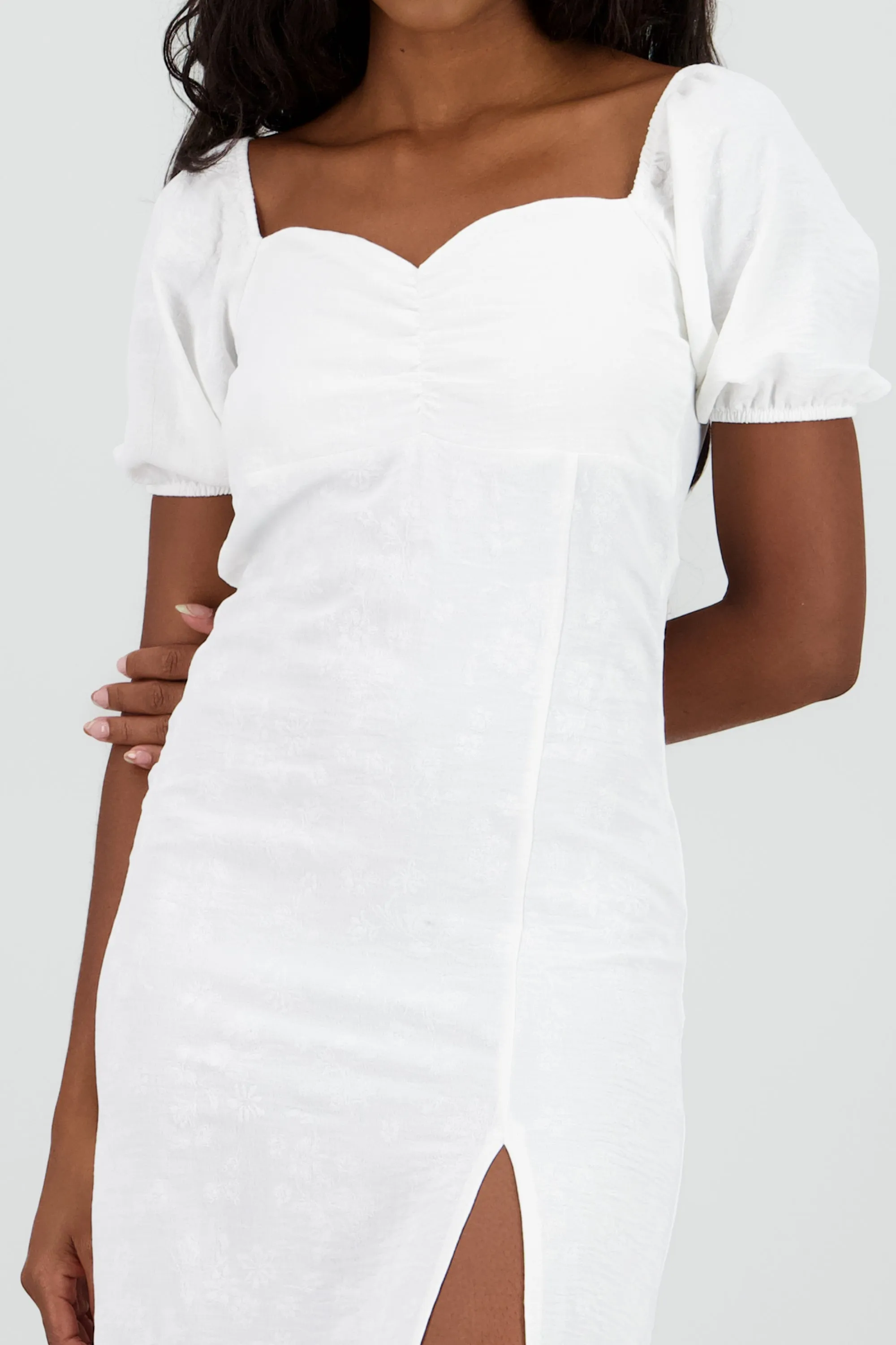 Vestido midi manga abullonada c/abertura sold by Shasa product image thumbnail 5