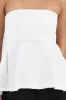 Top sastre strapless abertura espalda sold by Shasa