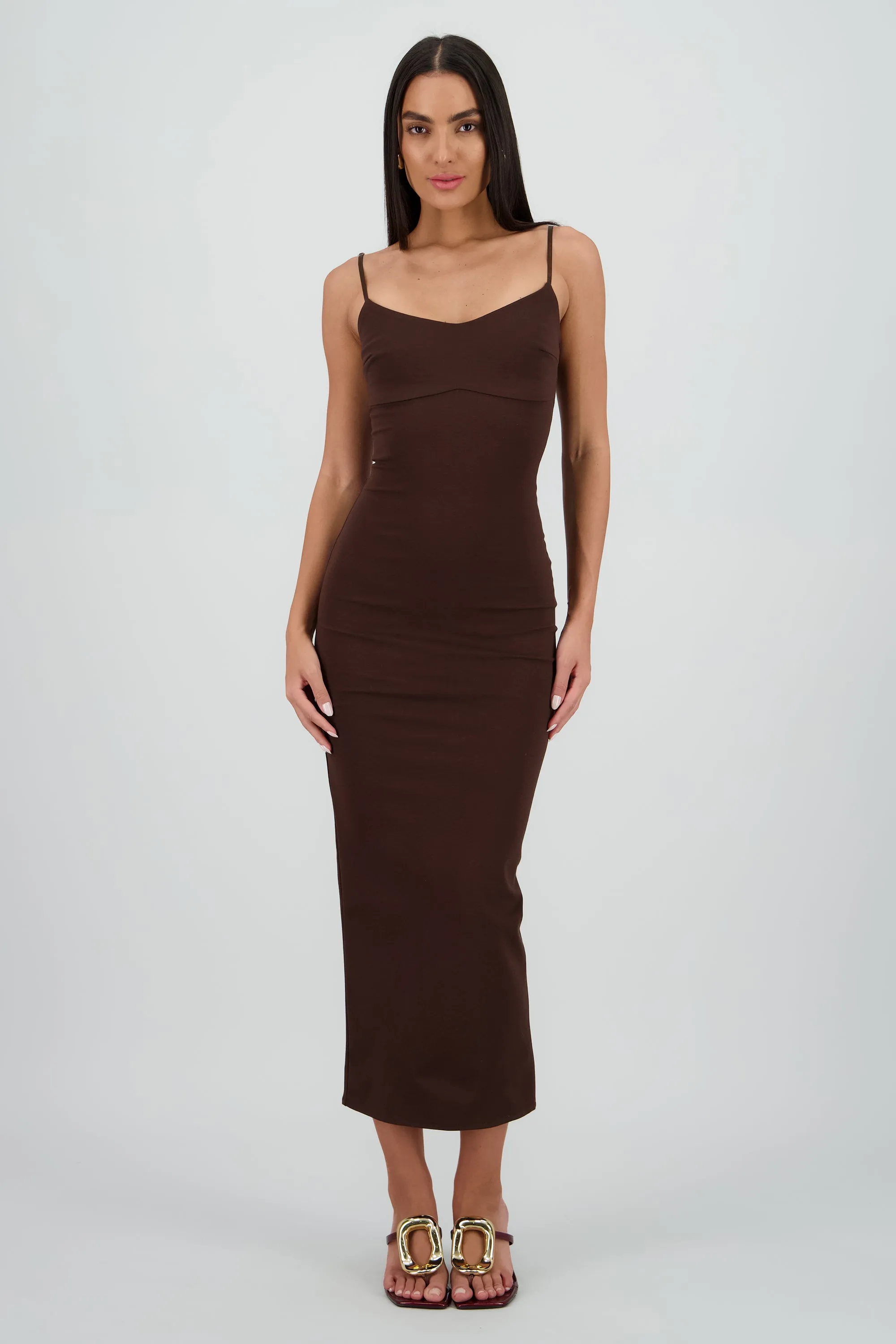 Maxi vestido bodycon liso sold by Shasa product image thumbnail 2