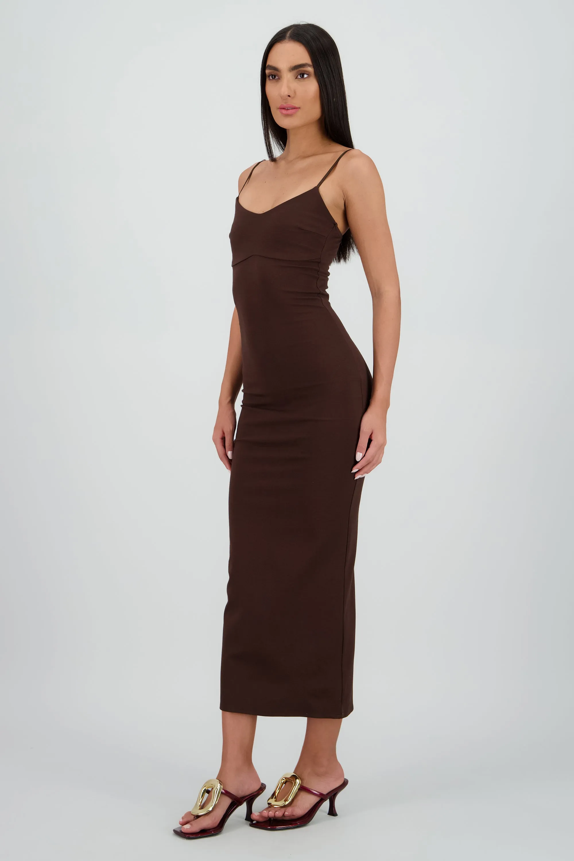 Maxi vestido bodycon liso sold by Shasa product image thumbnail 3