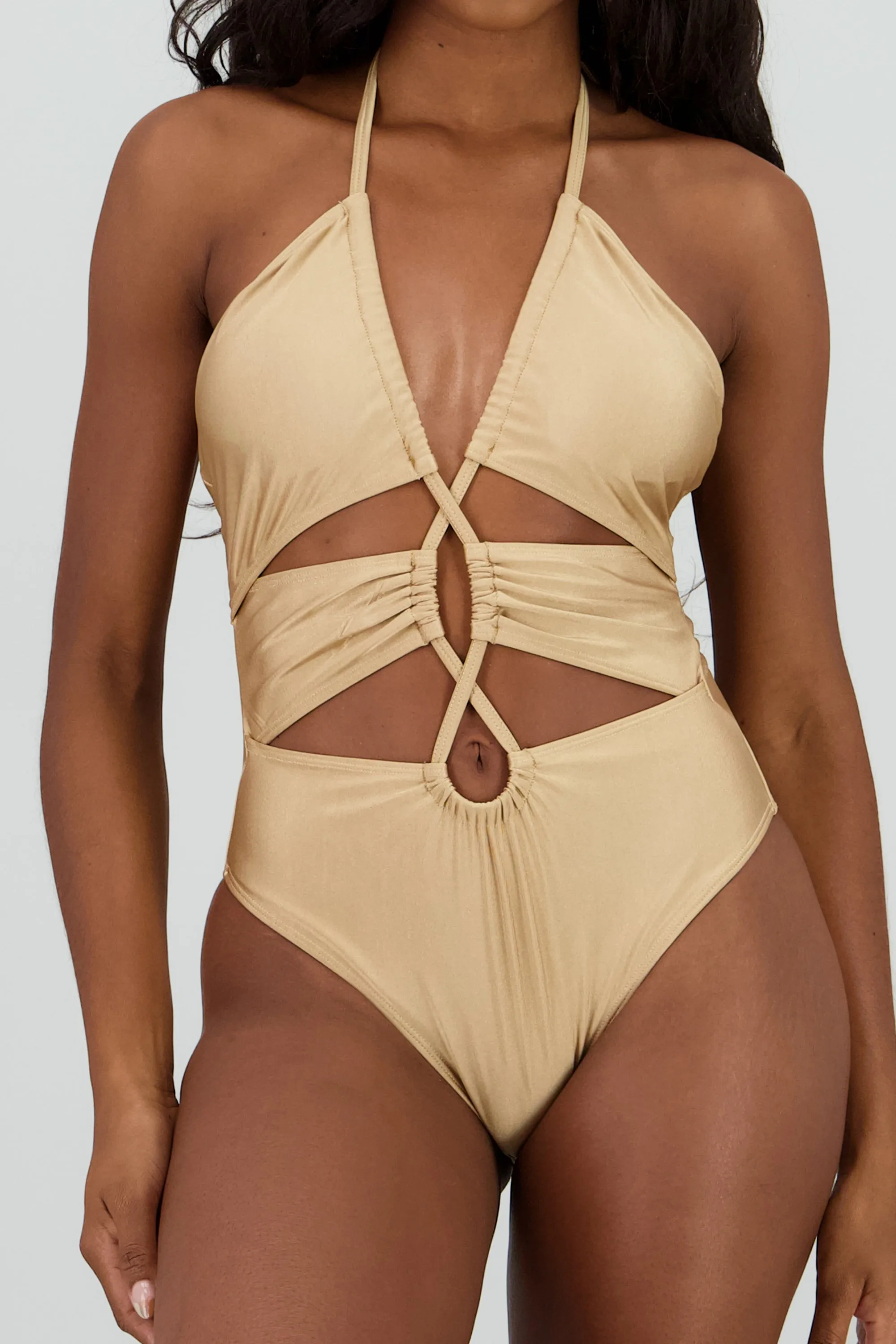 Traje de baño cutout satin sold by Shasa product image thumbnail 5