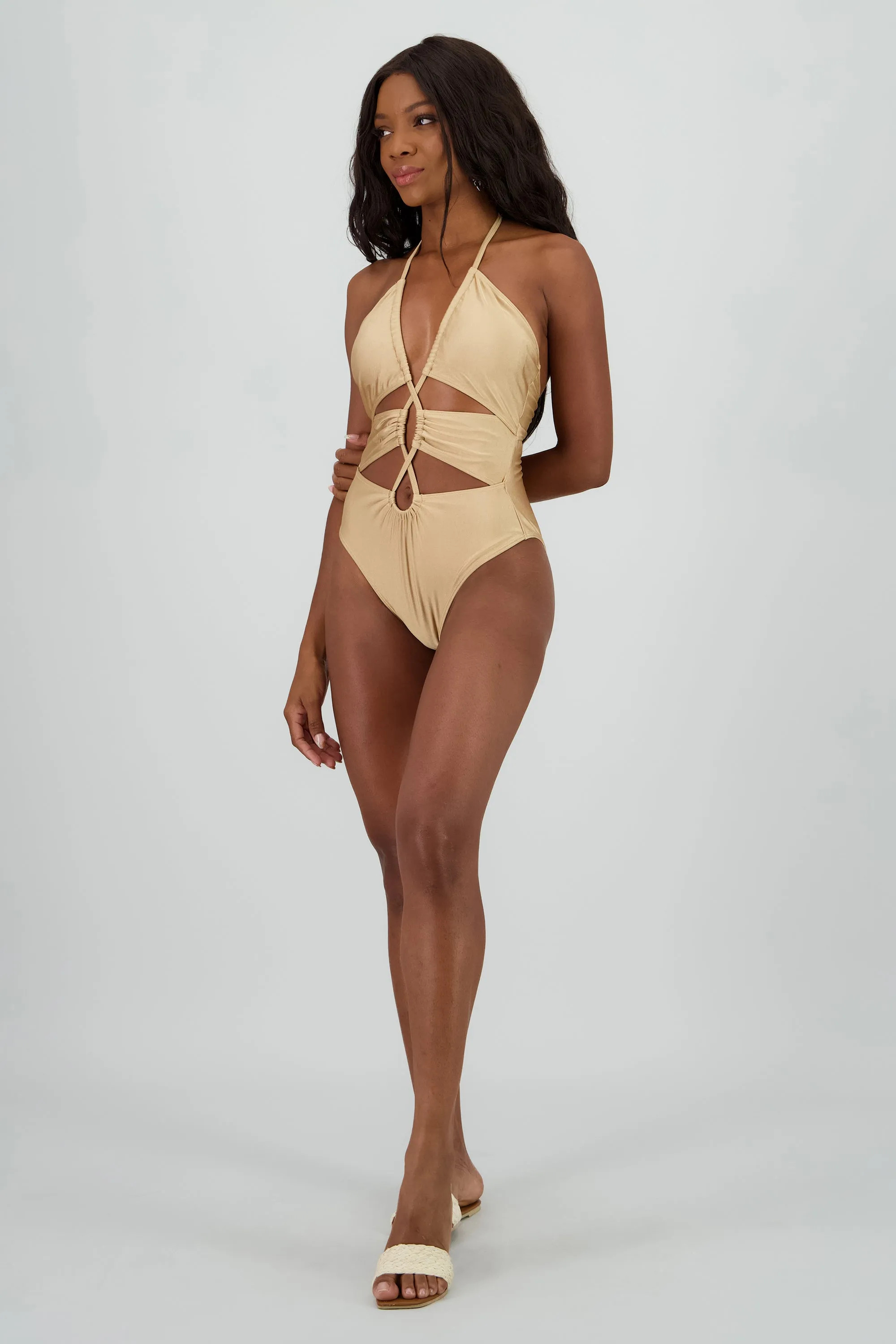 Traje de baño cutout satin sold by Shasa product image thumbnail 2