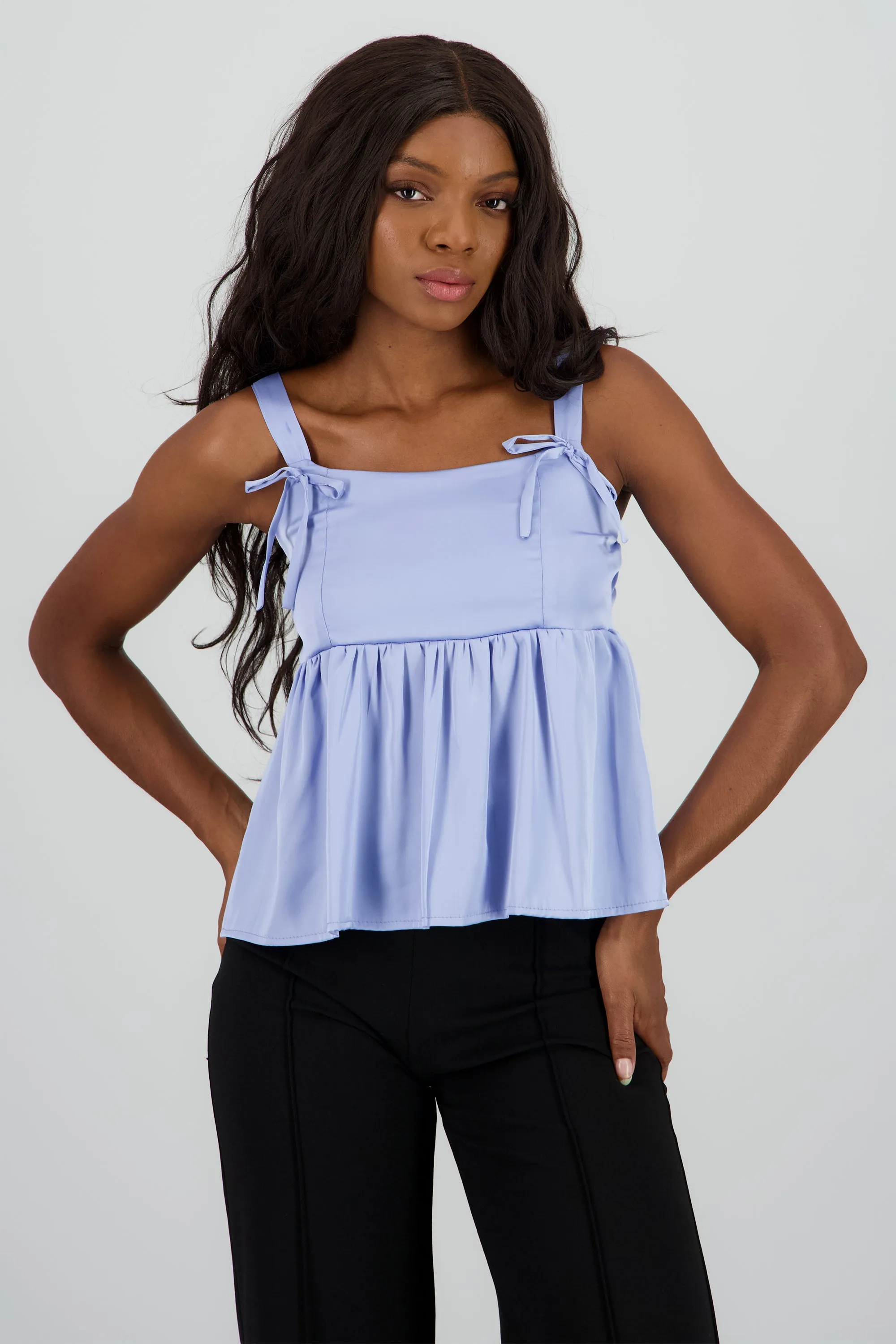 Top liso satin det moños sold by Shasa product image thumbnail 2