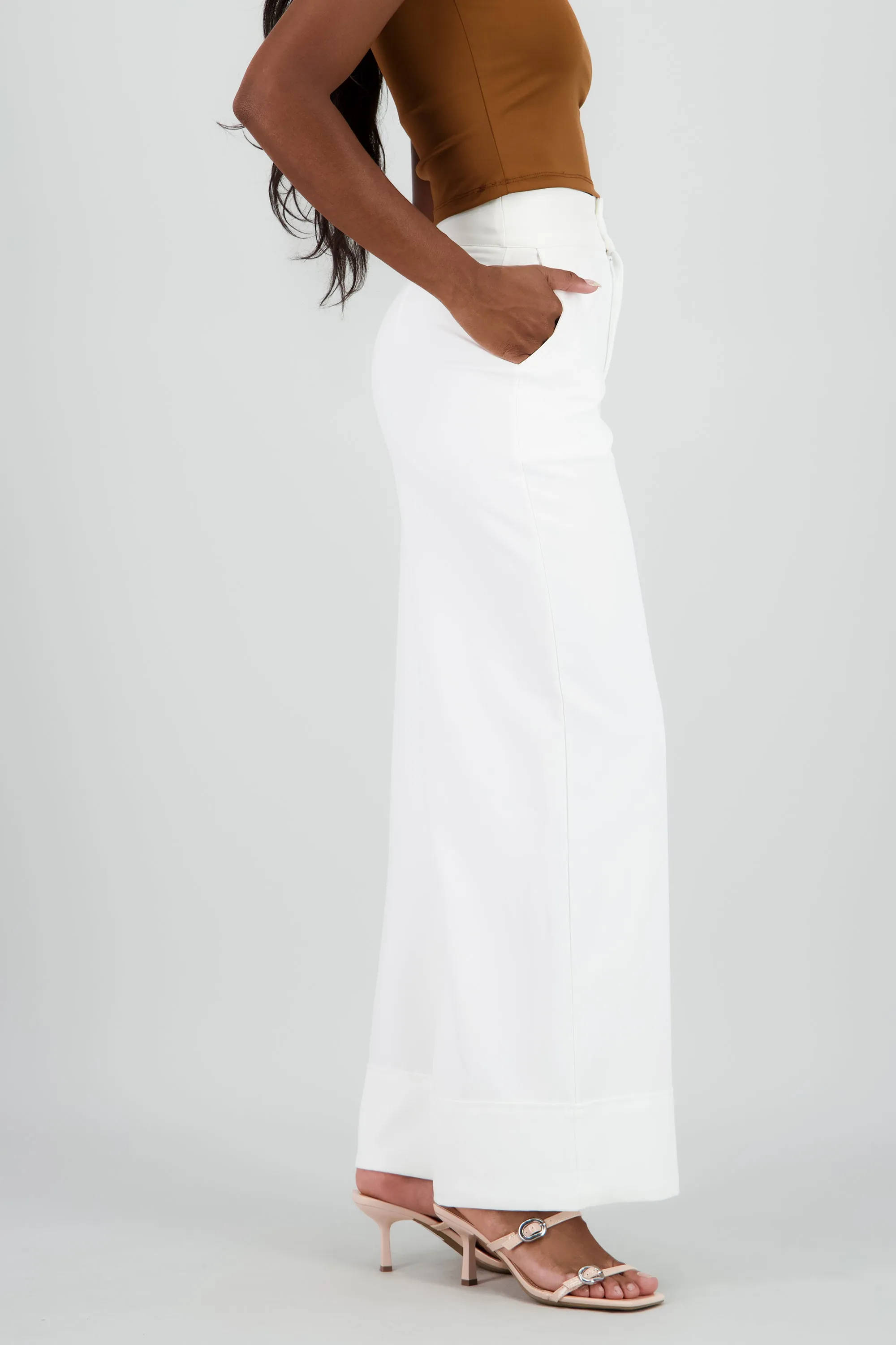 Pantalon high waisted valenciana amplia sold by Shasa product image thumbnail 3