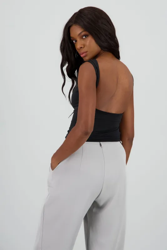 Top sin manga con espalda abierta sold by Shasa