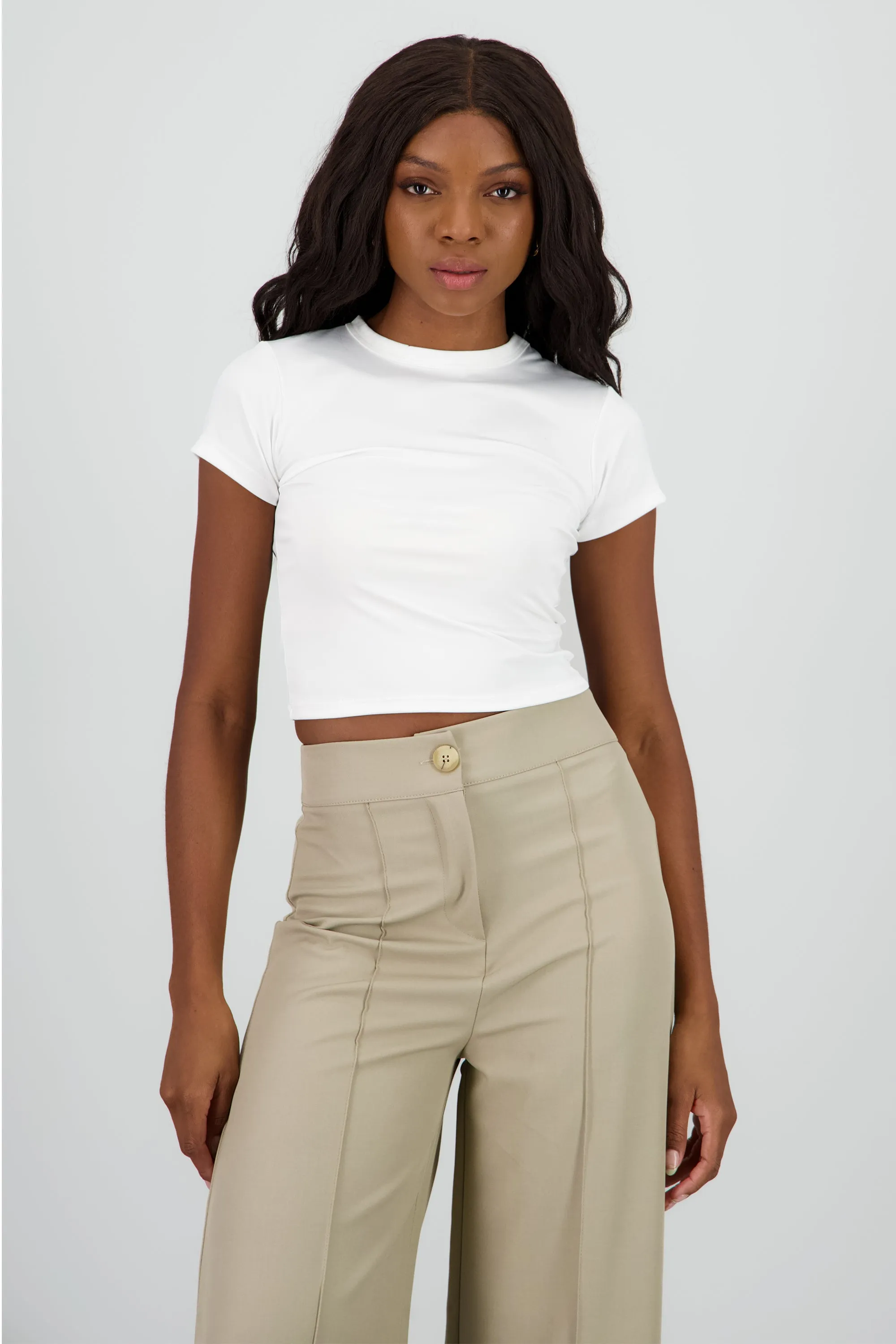 Top corto manga corta escote redondo sold by Shasa product image thumbnail 2