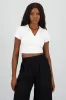 Playera crop tipo polo manga corta sold by Shasa