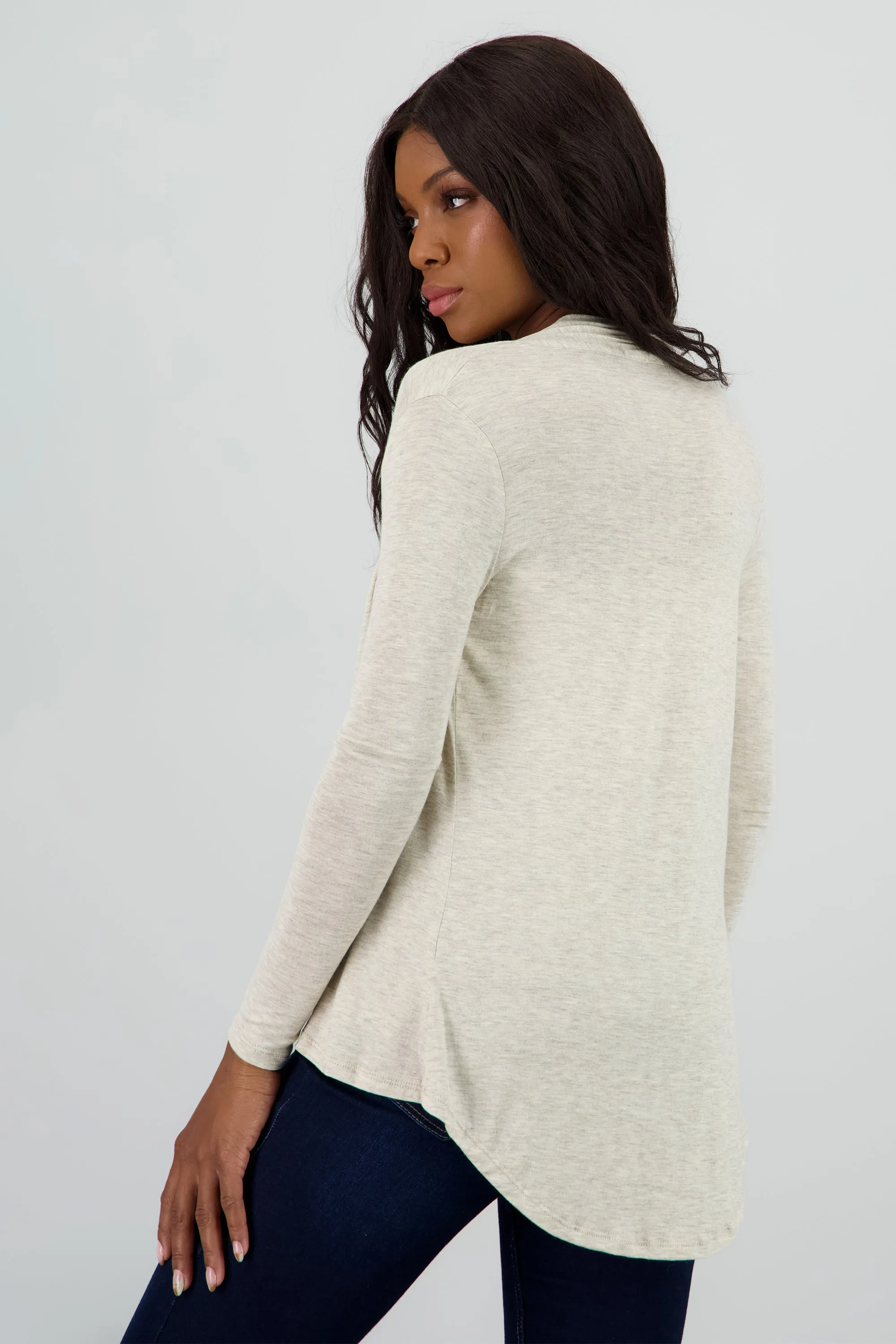 Cárdigan Corto Caída Cascada Manga Larga sold by Shasa product image thumbnail 4